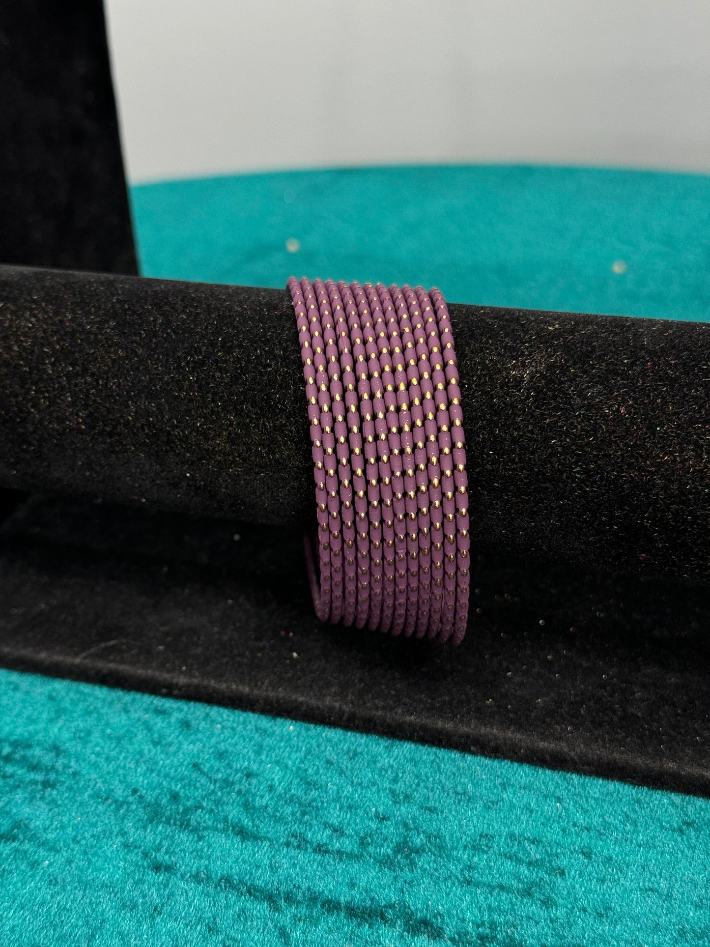 Dark Purple Plain Bangles Size 2.12