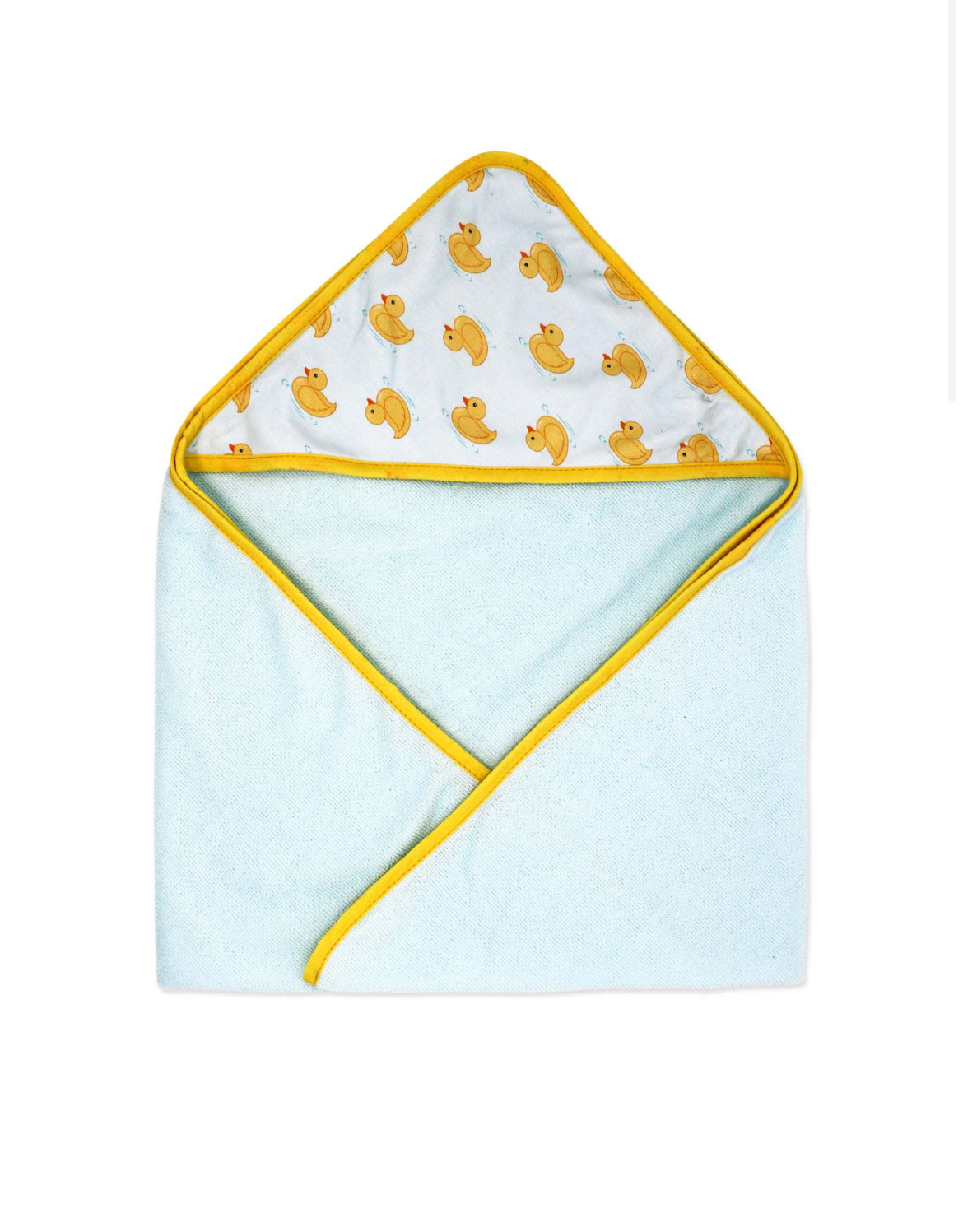 2 Pack Ducky Baby Towel - White & Blue