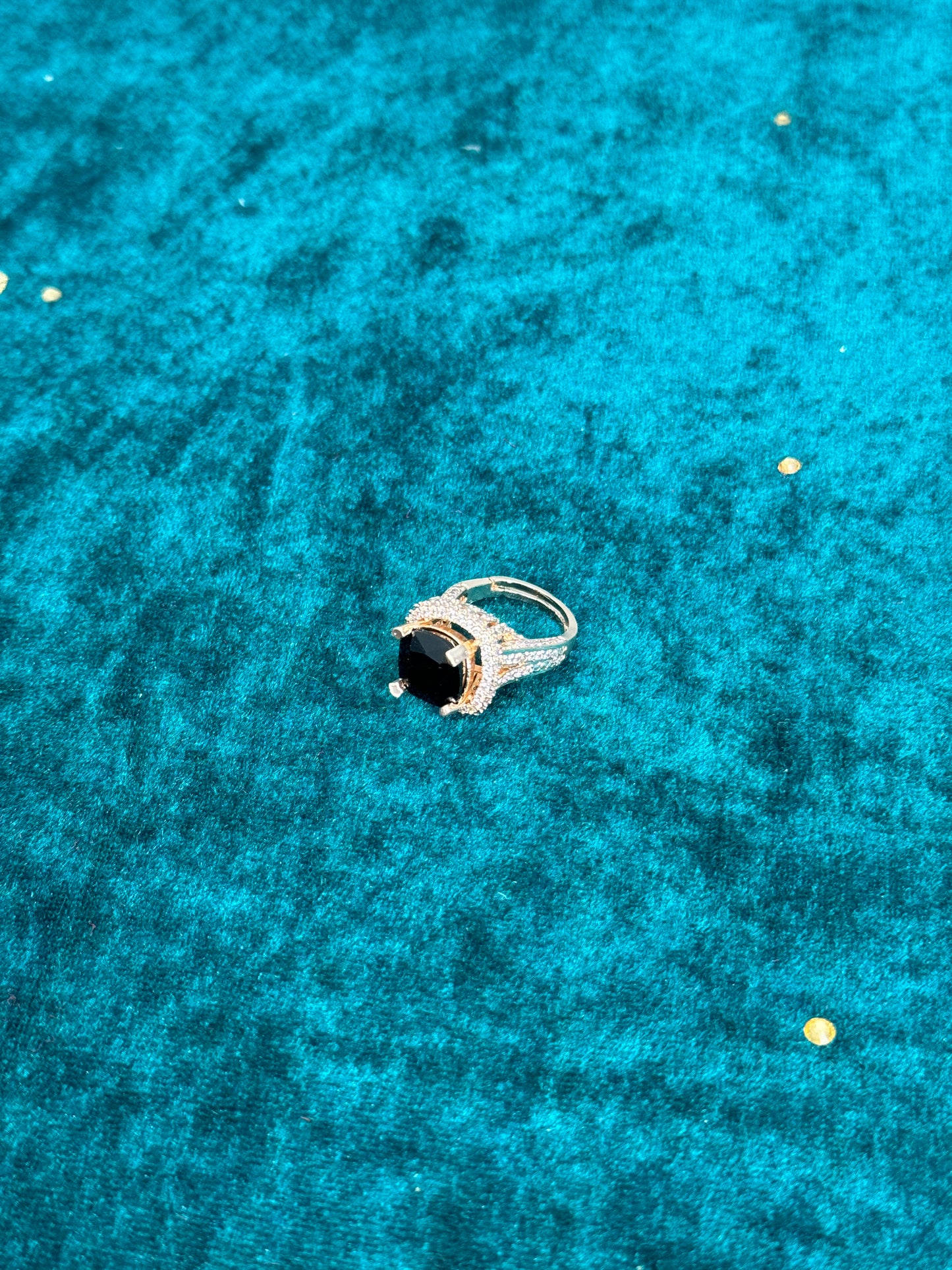 Gulzar Black AD Ring