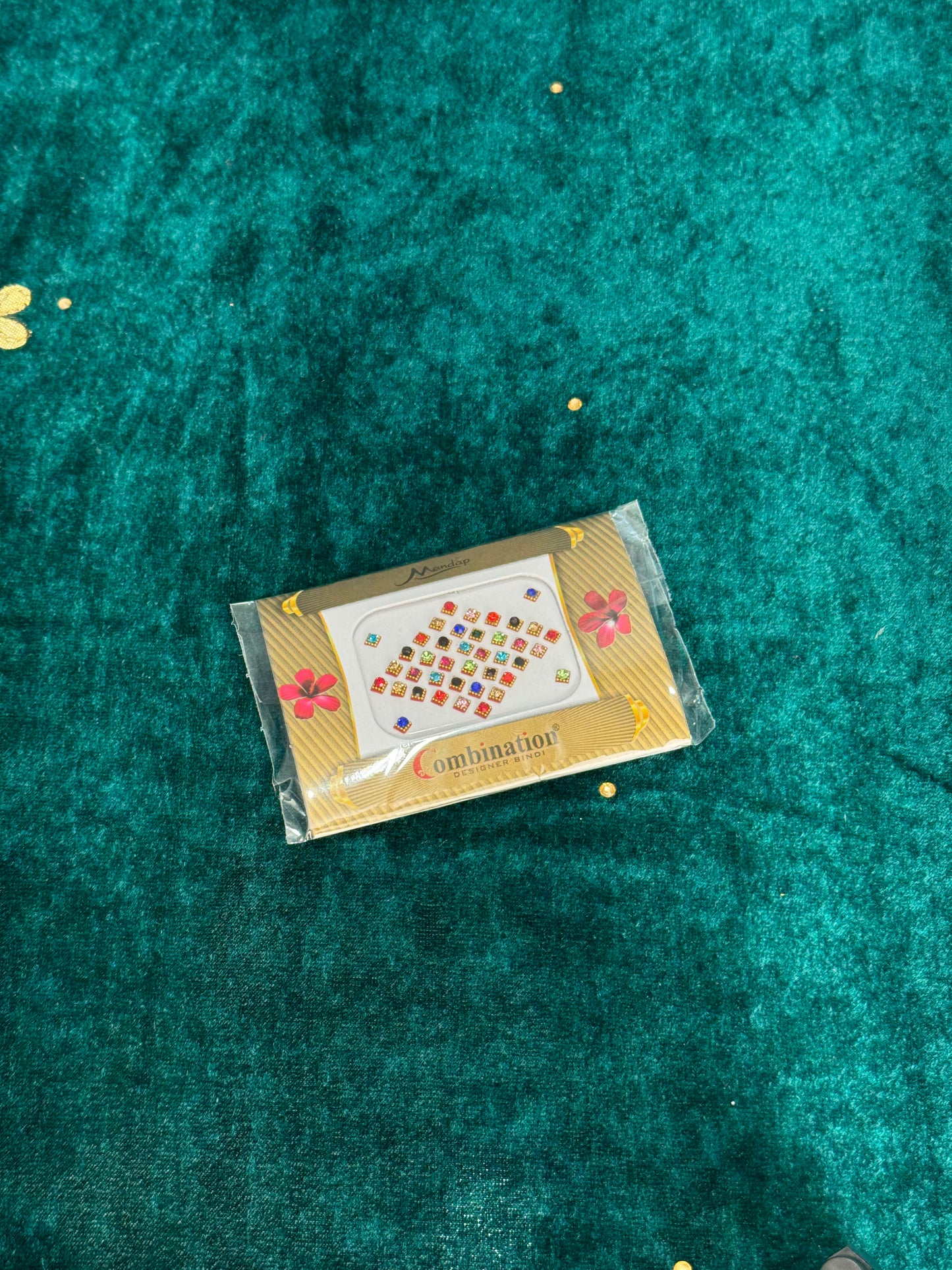 AD Multicolour Sqaure Bindis