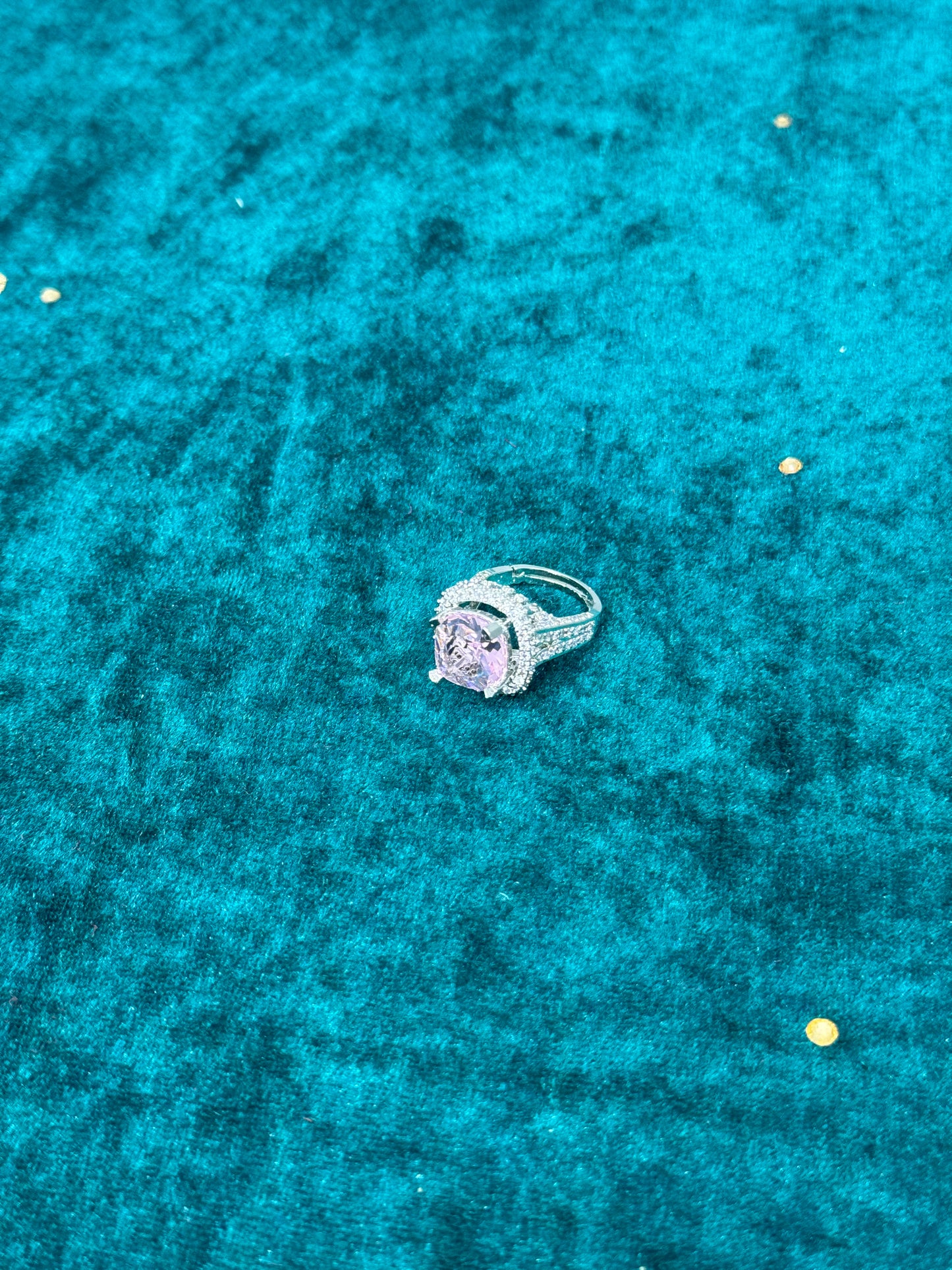 Chandiya Pink AD Ring