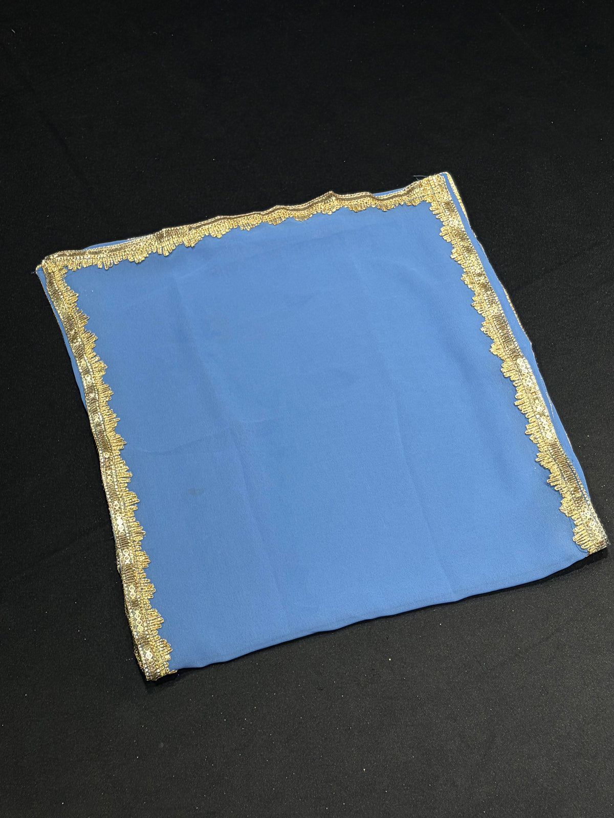 Sky Blue Paisley Kid’s Sharara Suit