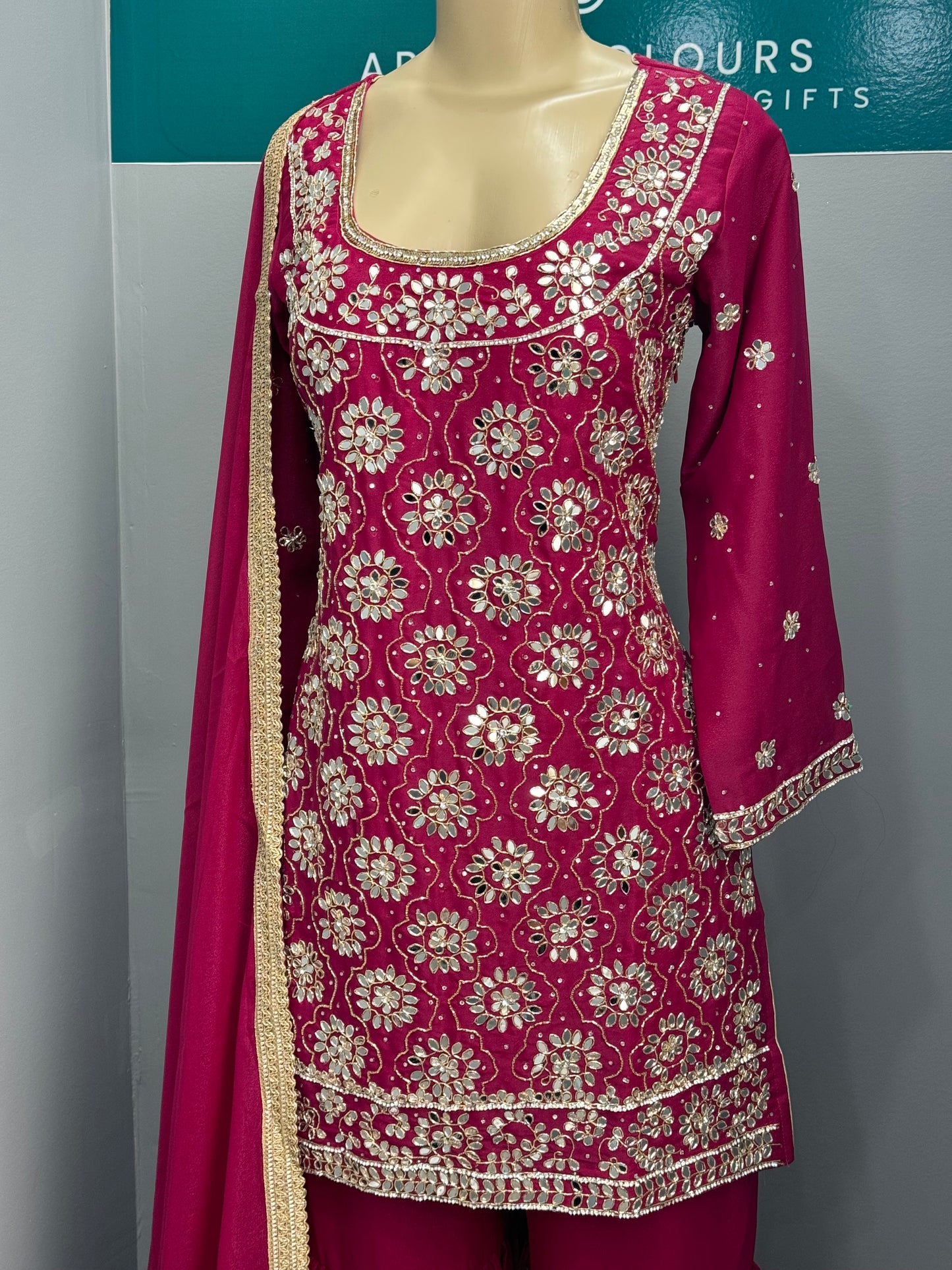 Readymade Gharara Suit- AK33-12