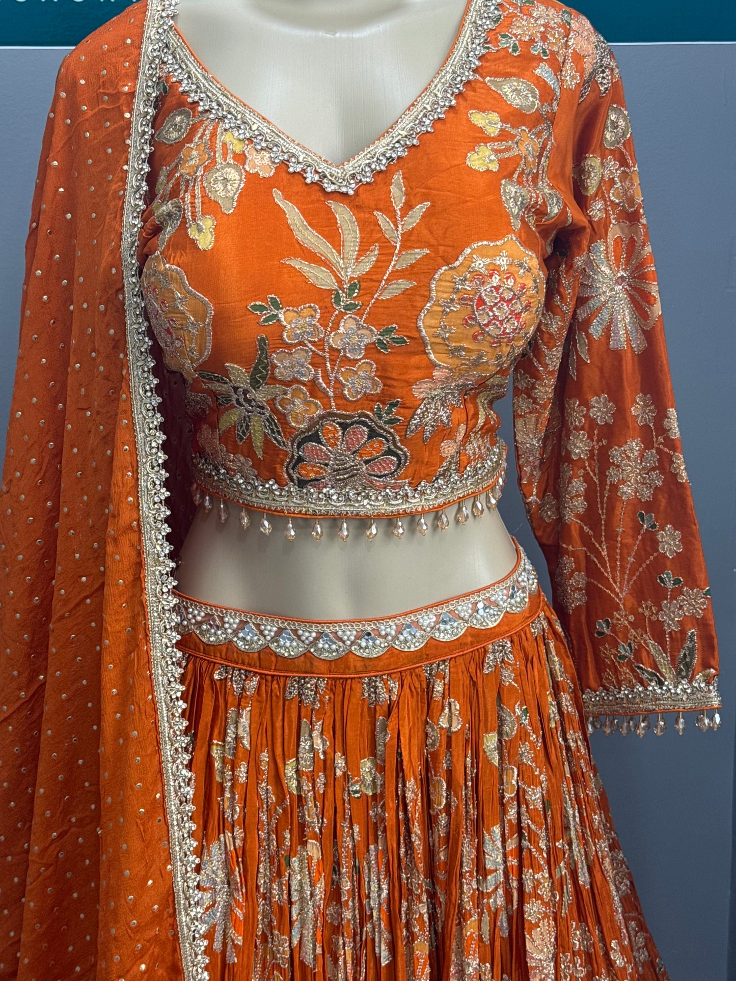Beautiful Positionwork Lehenga