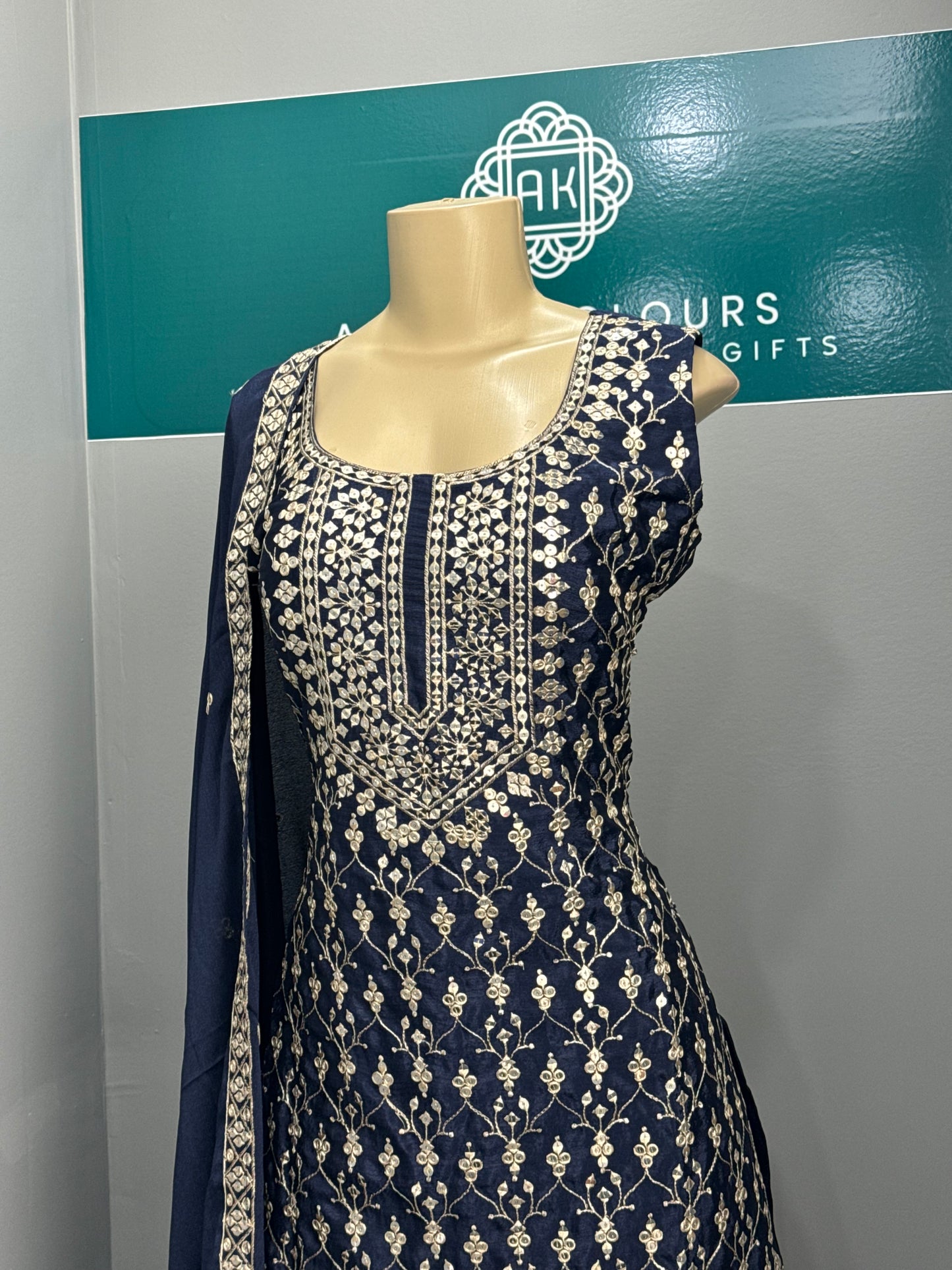 Readymade Gharara Suit- AK4649-38
