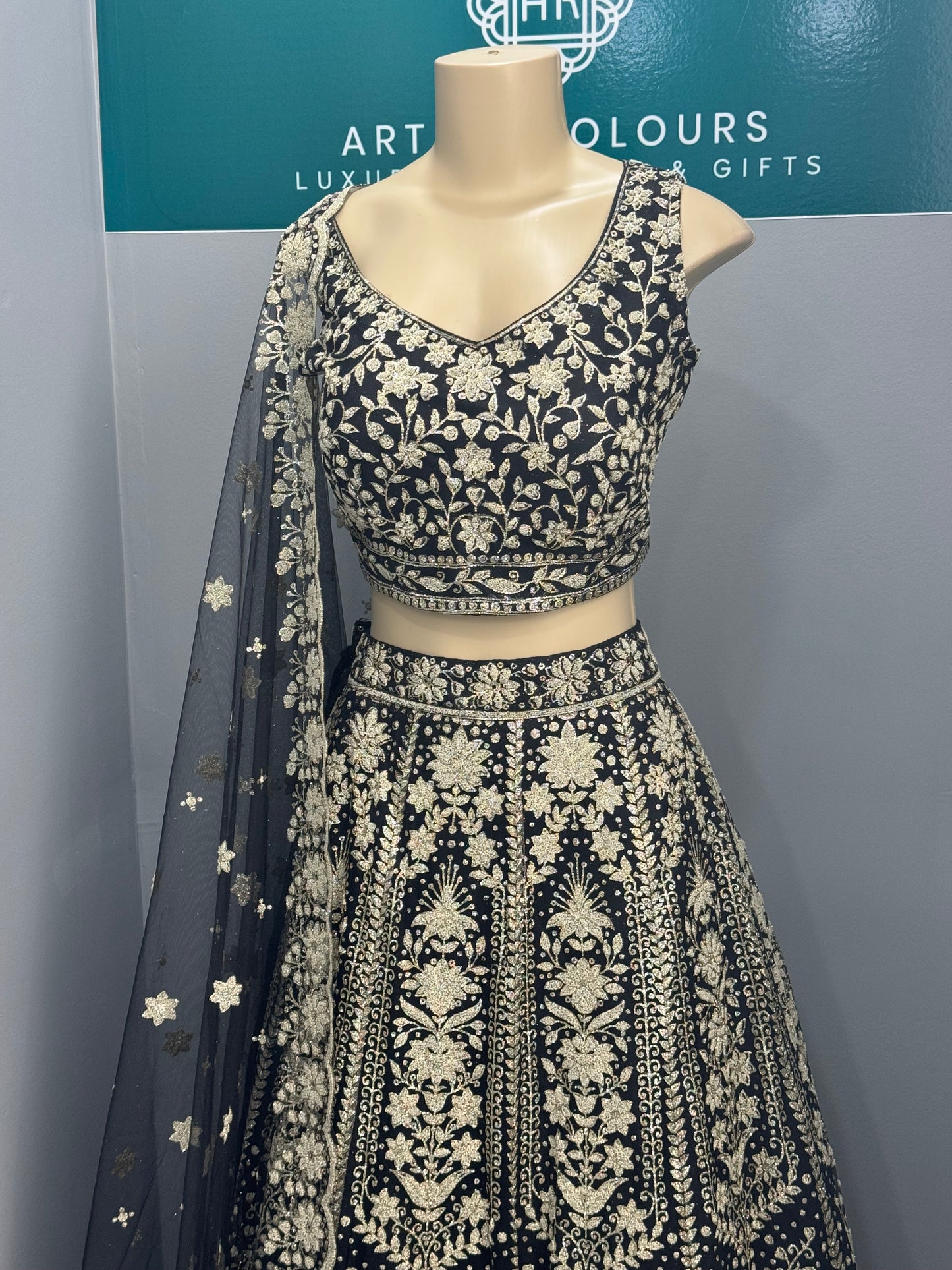Beautiful Embroidered & Bead Work Lehenga