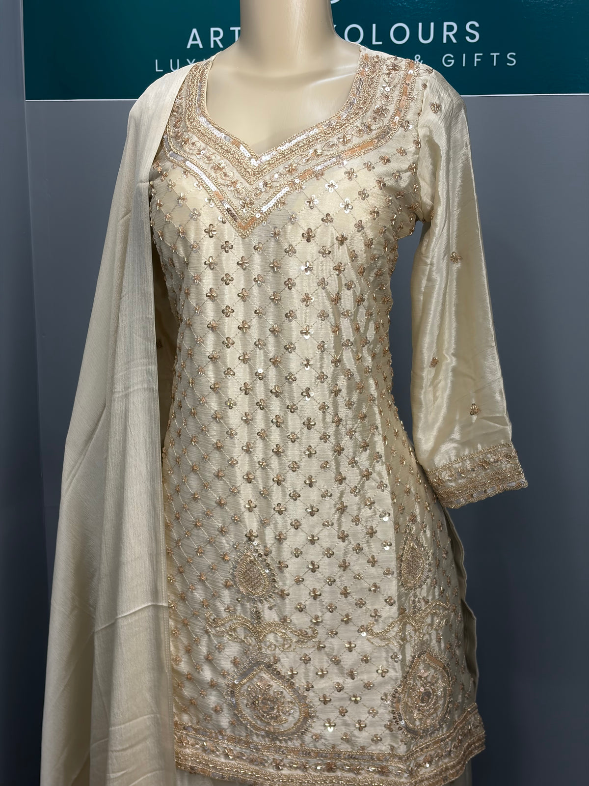 Readymade Sharara Suit- AK5758-0826
