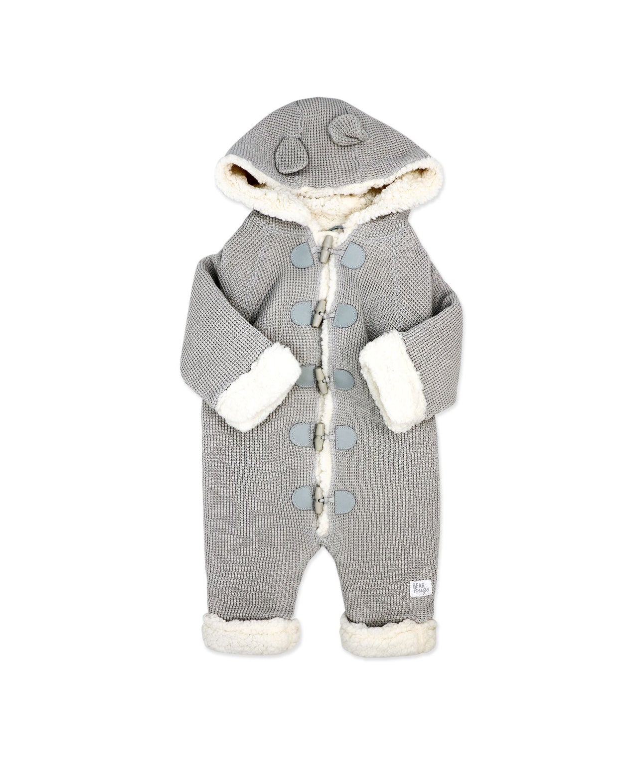 Knit Jumpsuit with Sherpa Lining