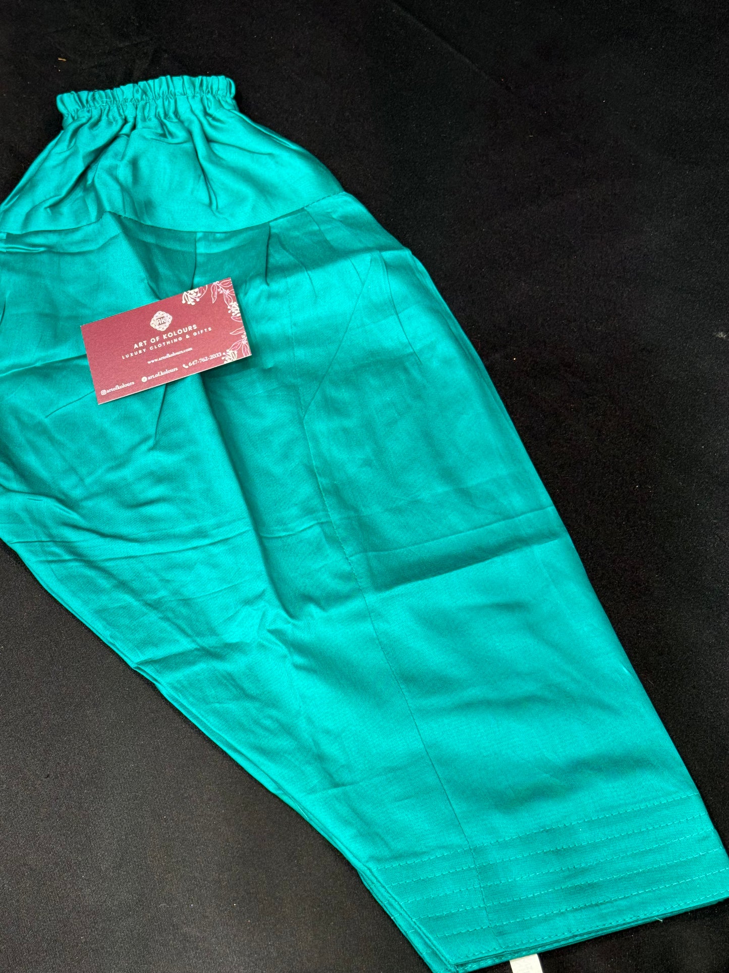Phulkari Salwar Suit Teen/Adult -Teal