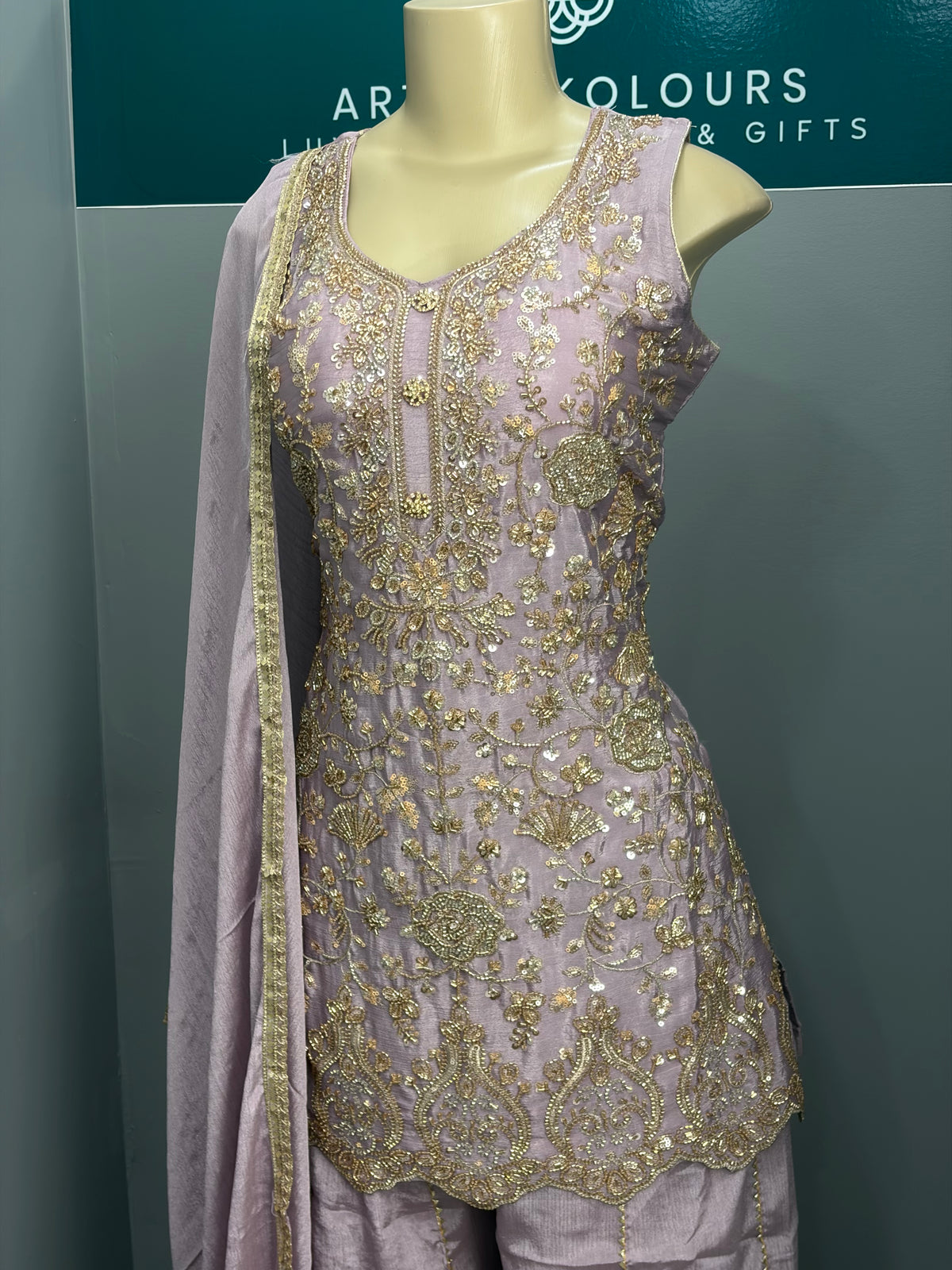 Readymade Sharara Suit- AK5456-1326