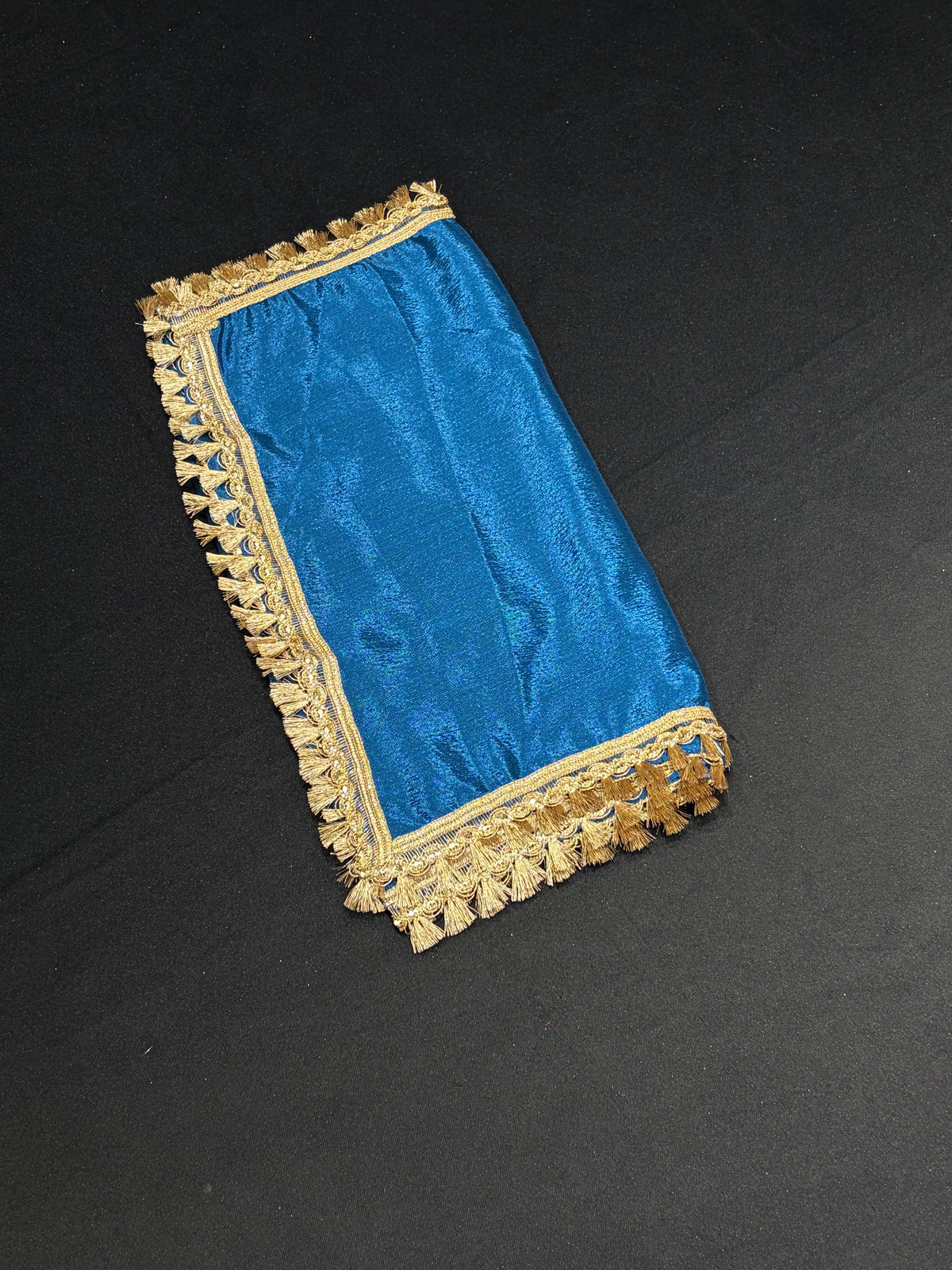 Blue Gold Handwork Salwar Suit