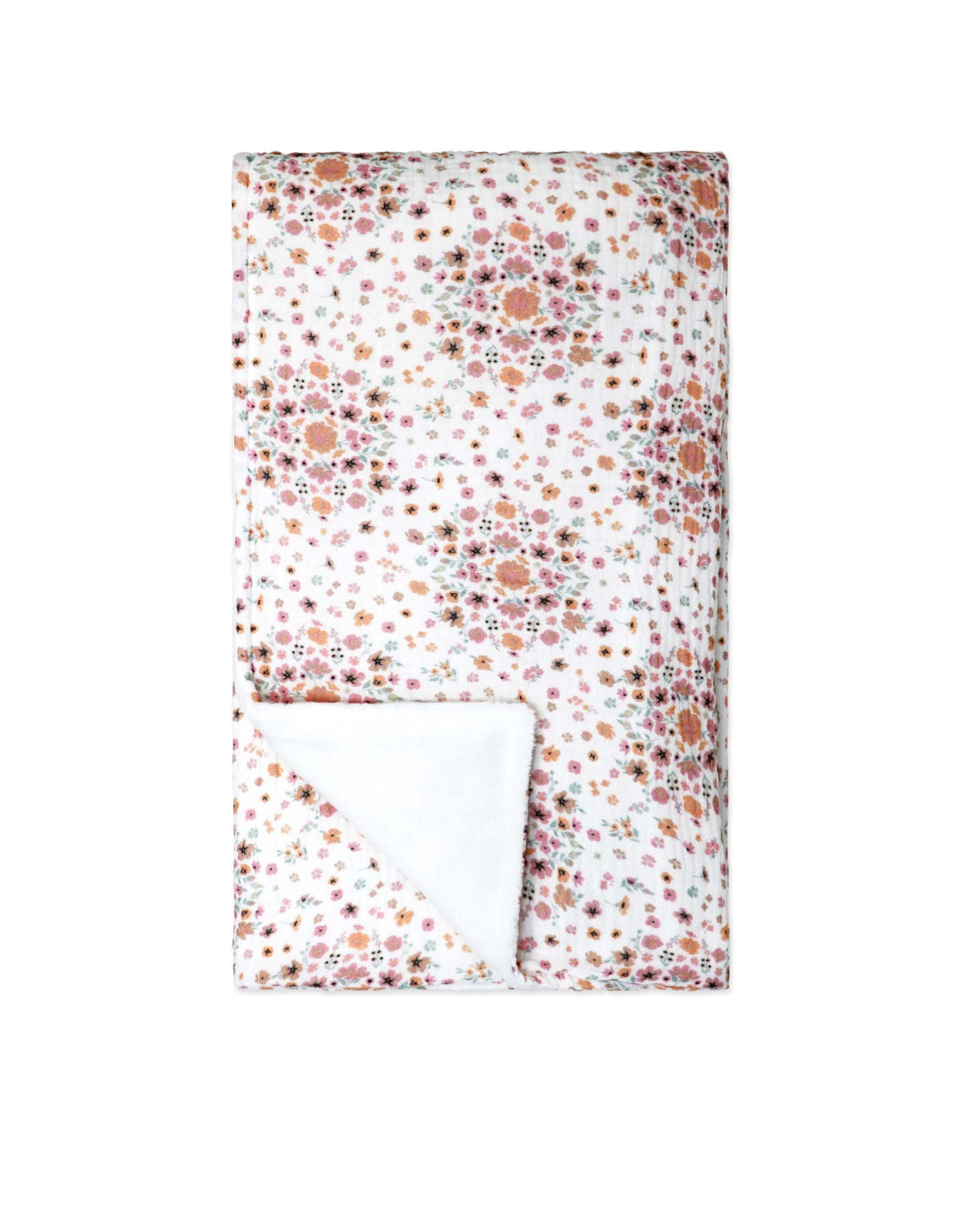 Baby Plush Floral Print Blanket