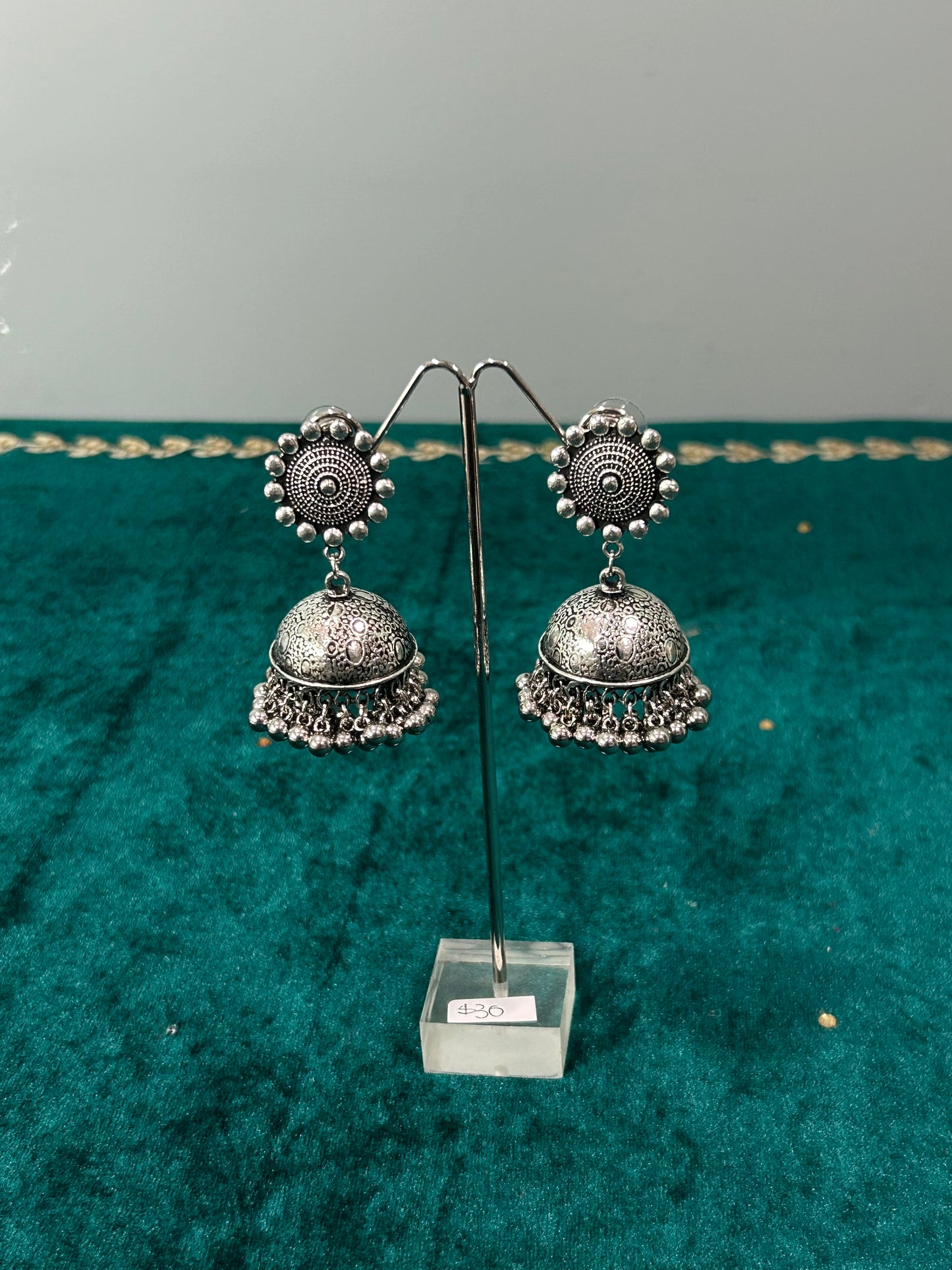 Tiraa Oxidized Earrings