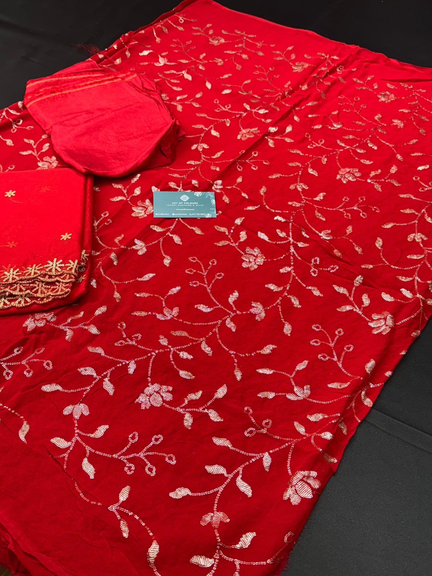 Lal Chamak Unstitched Suit