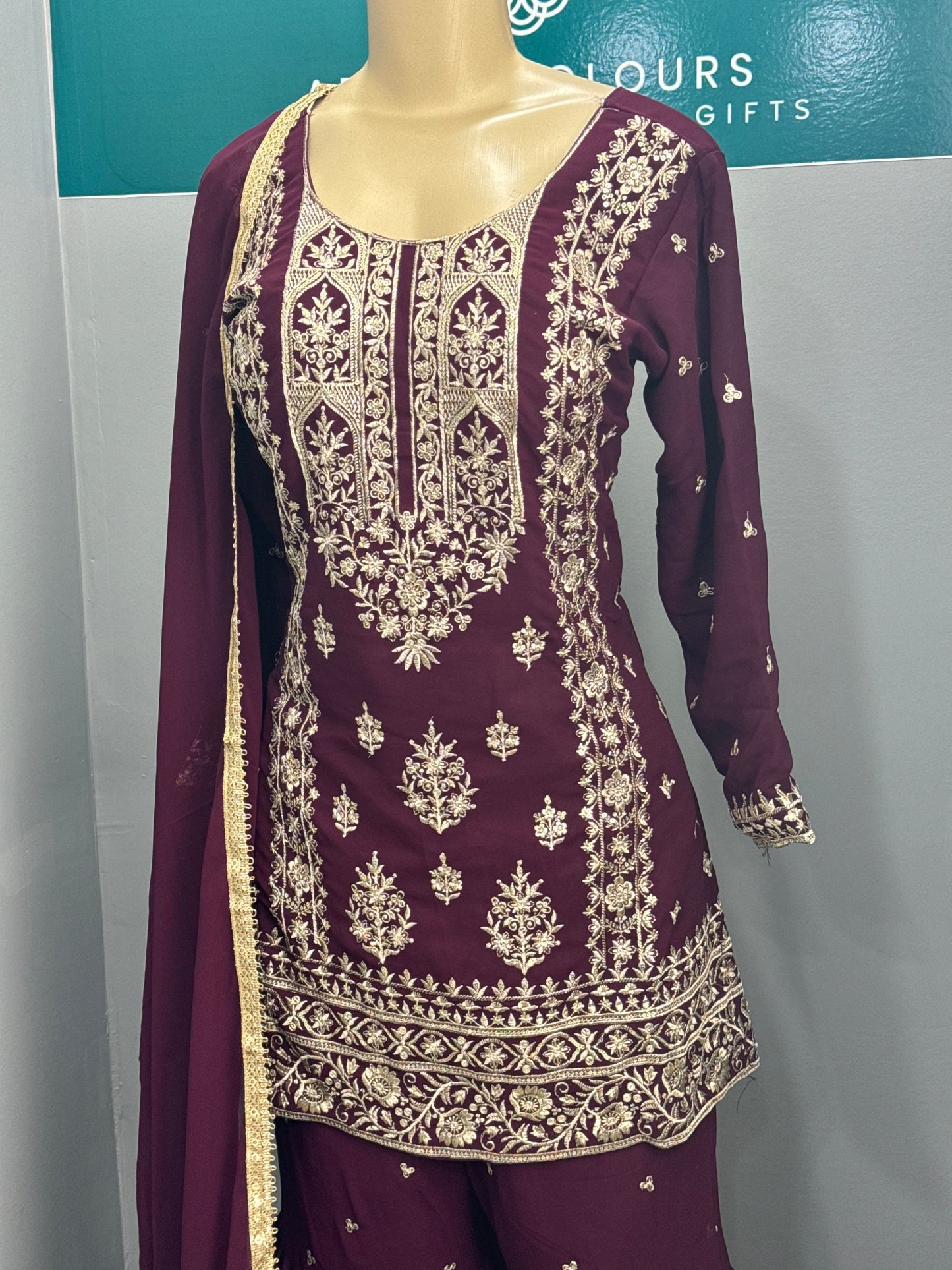 Readymade Gharara Suit- AK4649-41