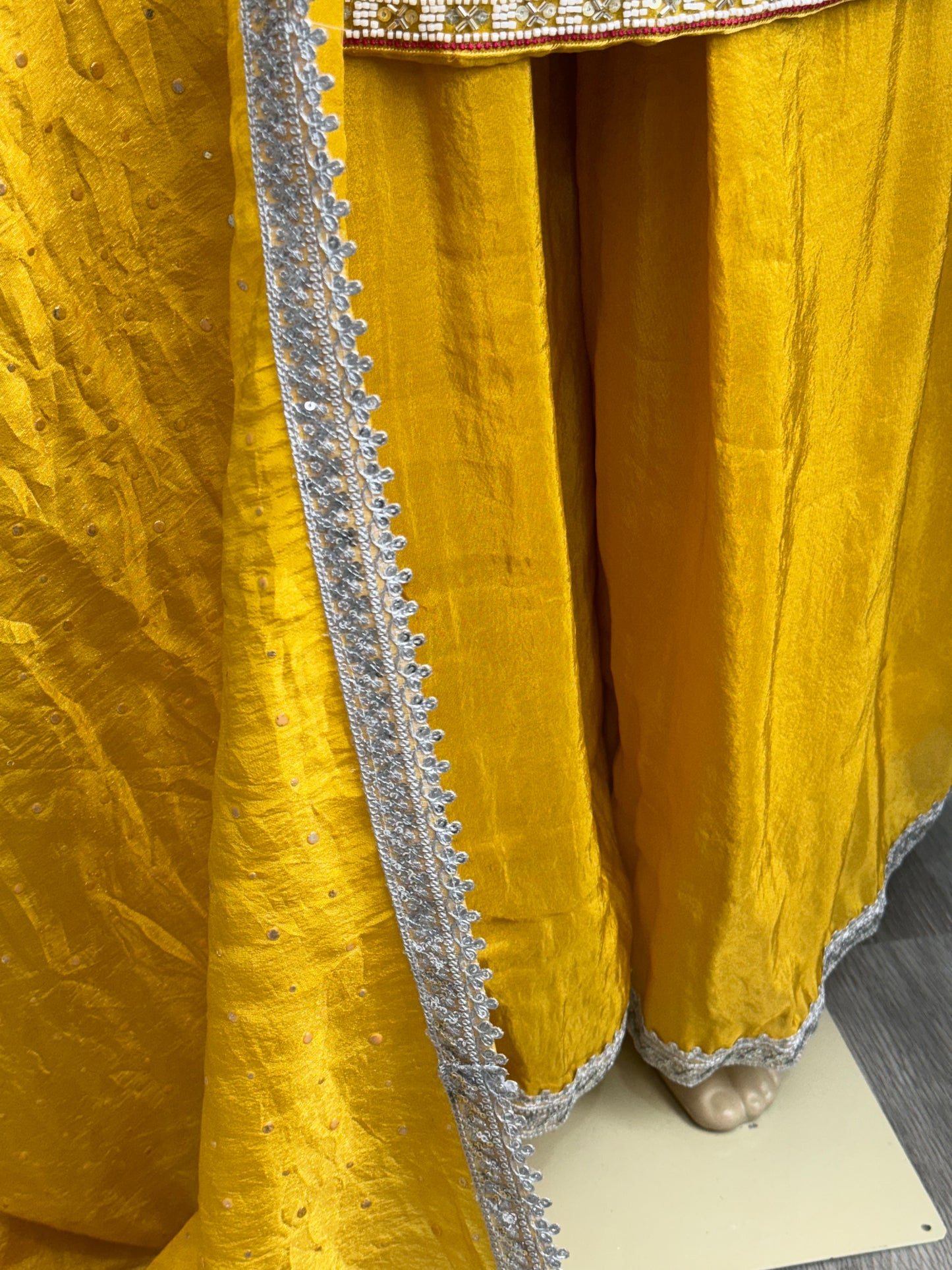 Raunaq Shimmer Sharara Suit