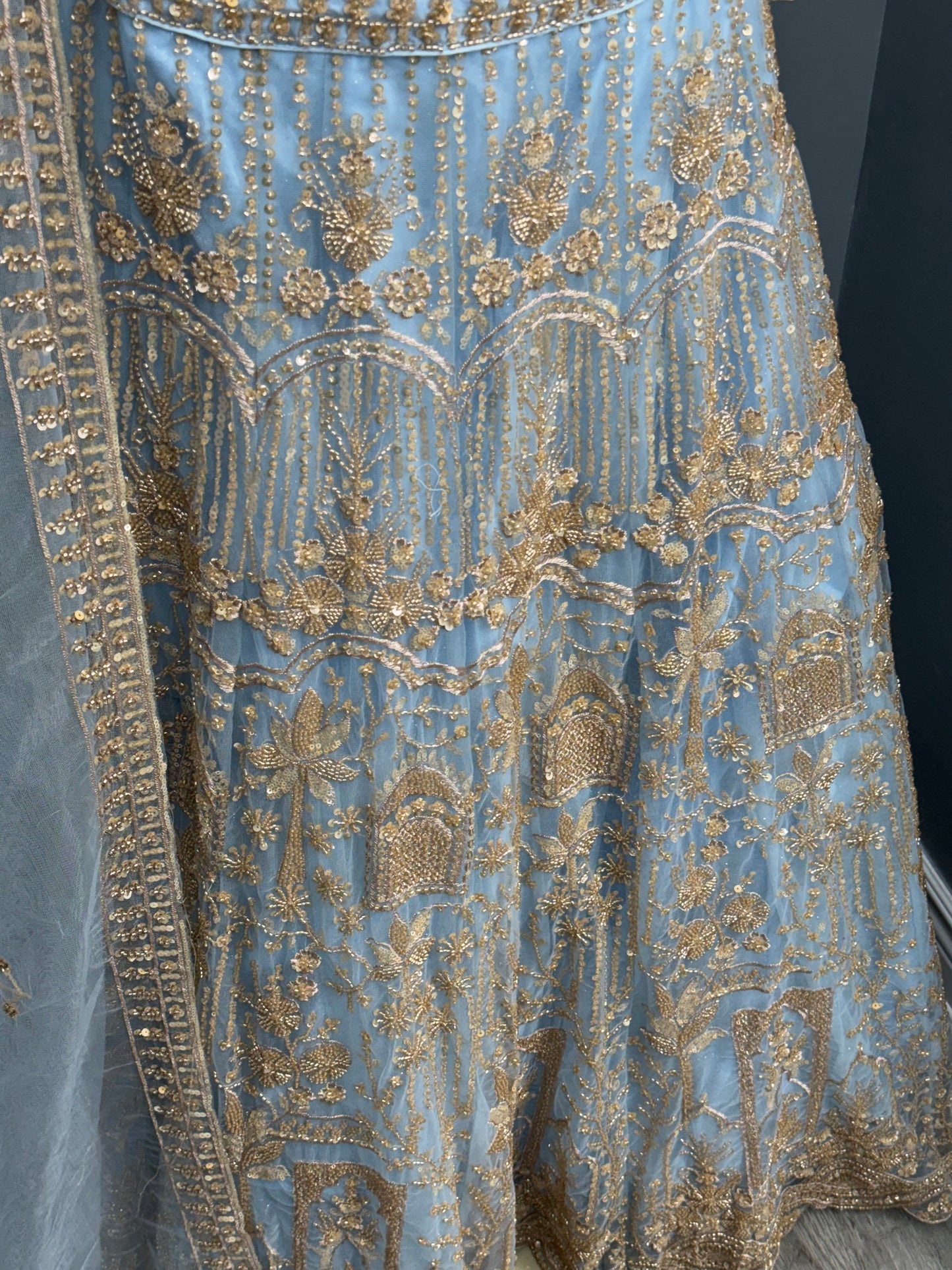 Beautiful Embroidered & Beaded Lehenga