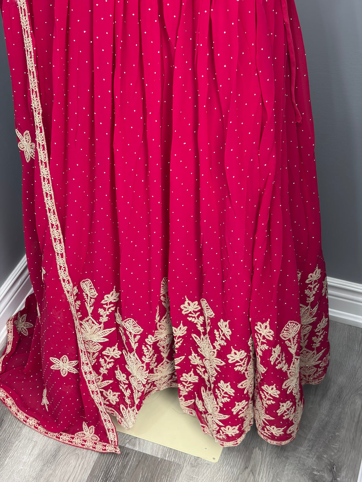 Embroidered Lehenga- AK38-04