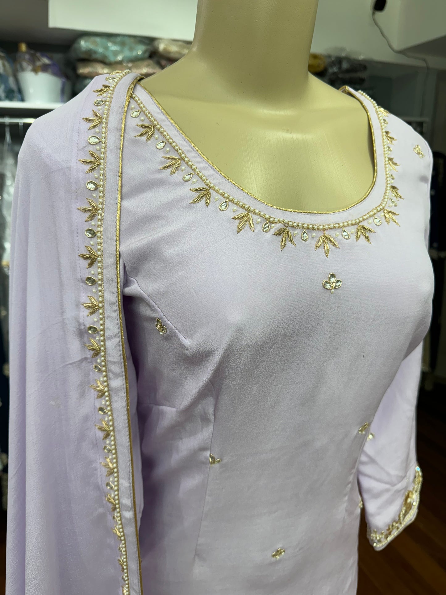 Custom Handwork Salwar Suit