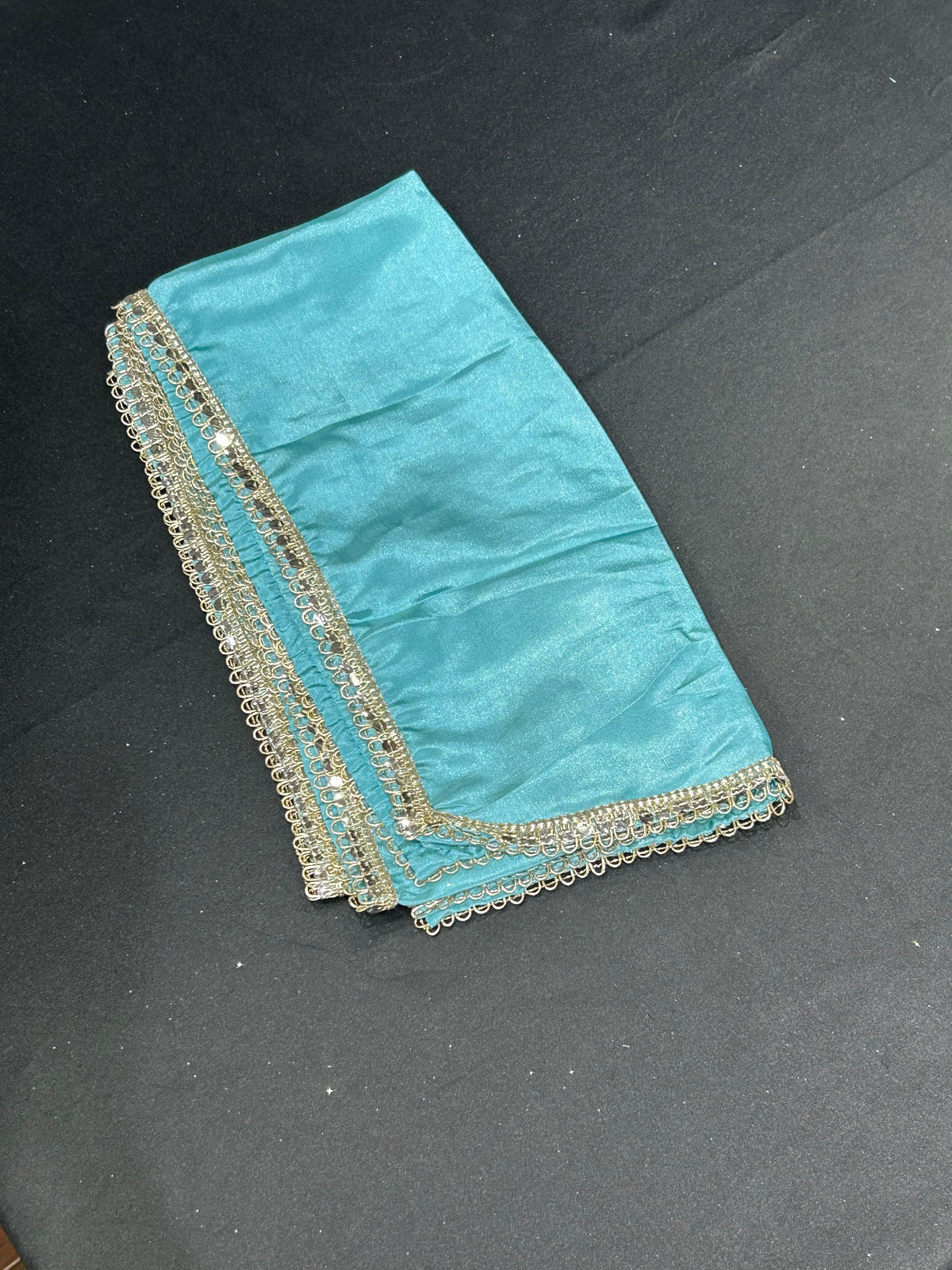 Teal Embroidery Kids Gharara Suit
