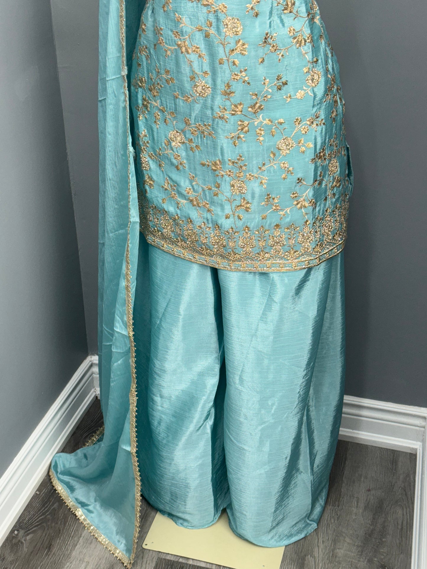 Readymade Sharara Suit- AK101217-26