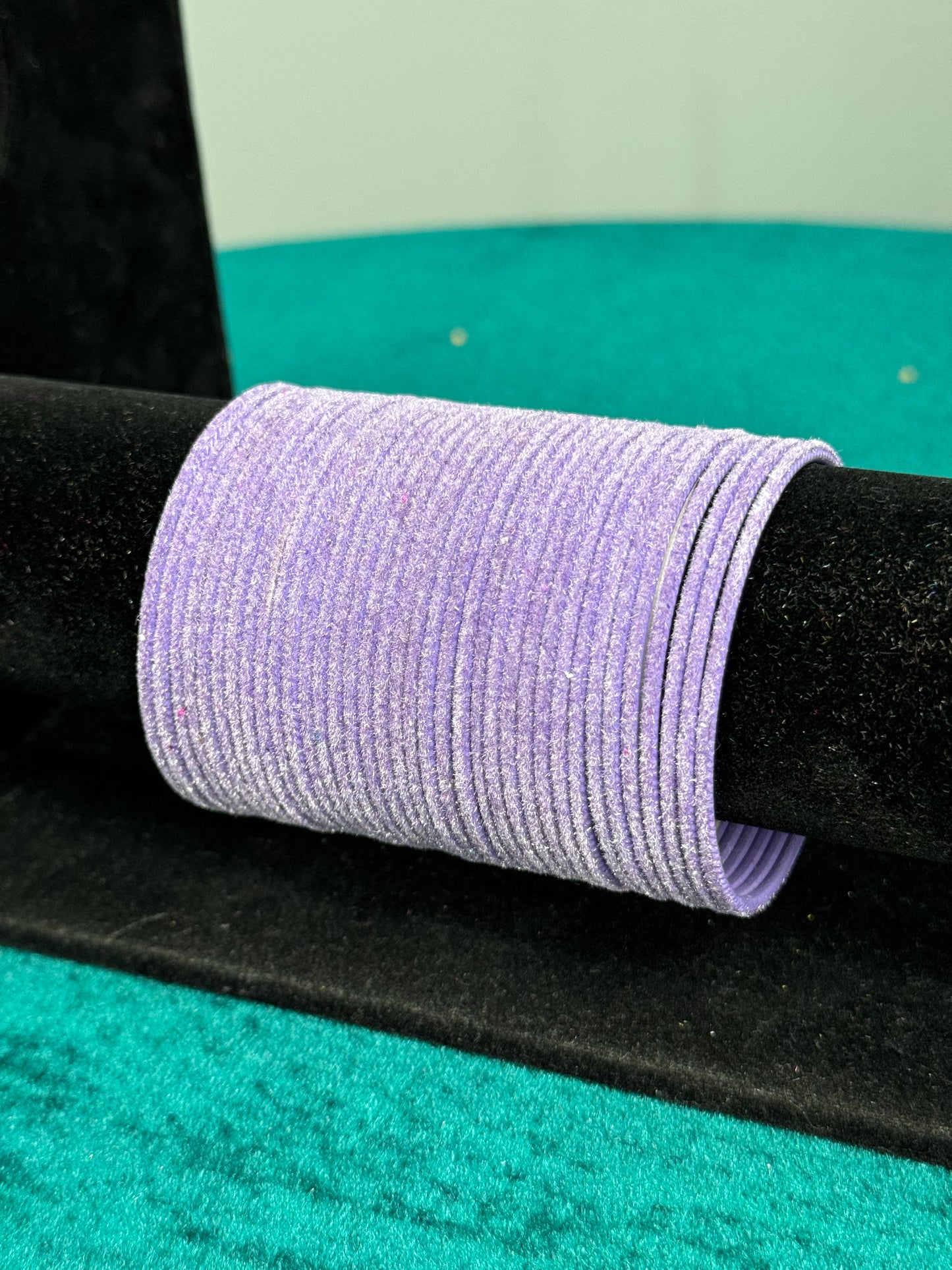 Lavender Plain Velvet Bangles
