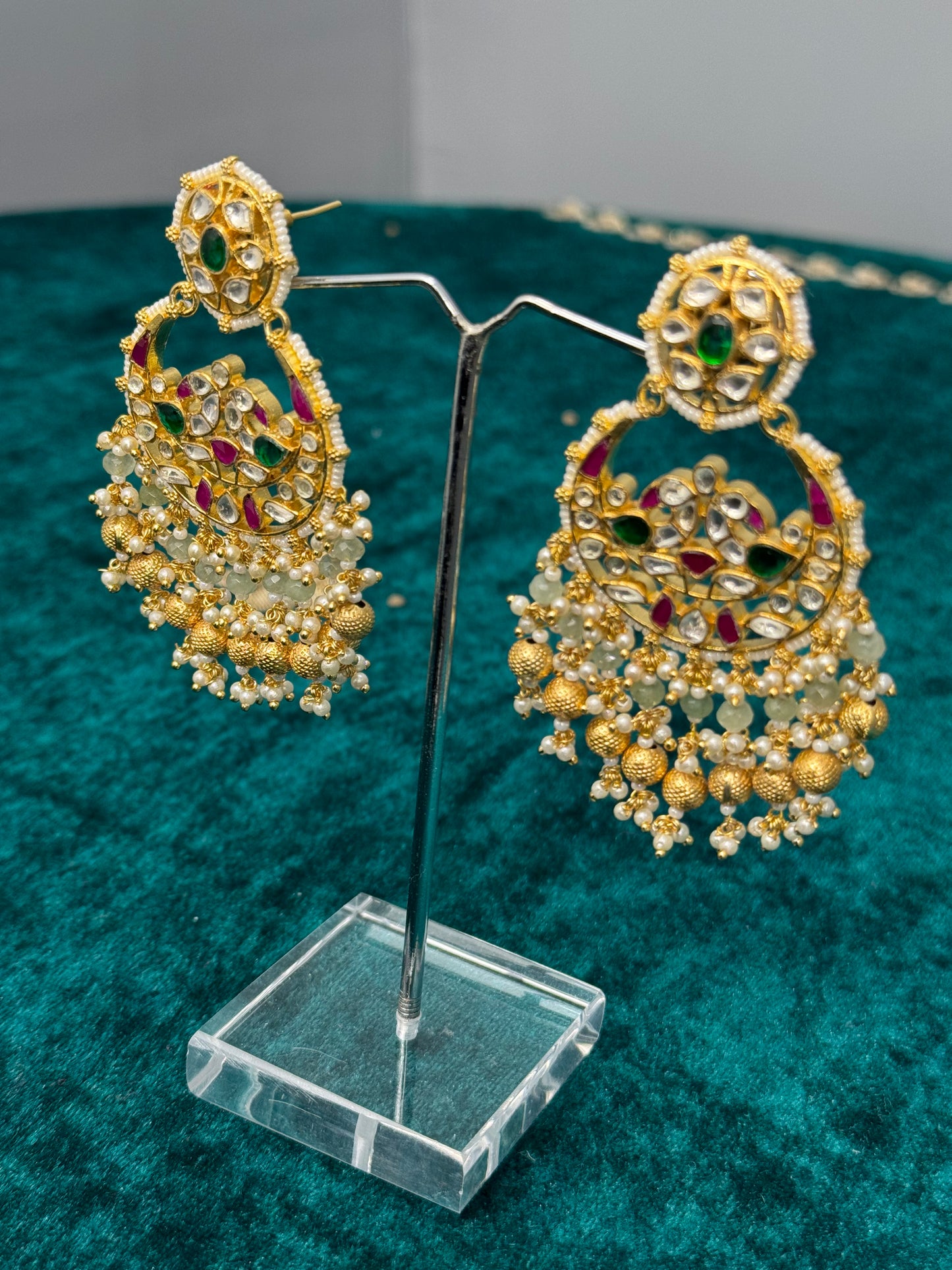 Pachi Kundan Earrings