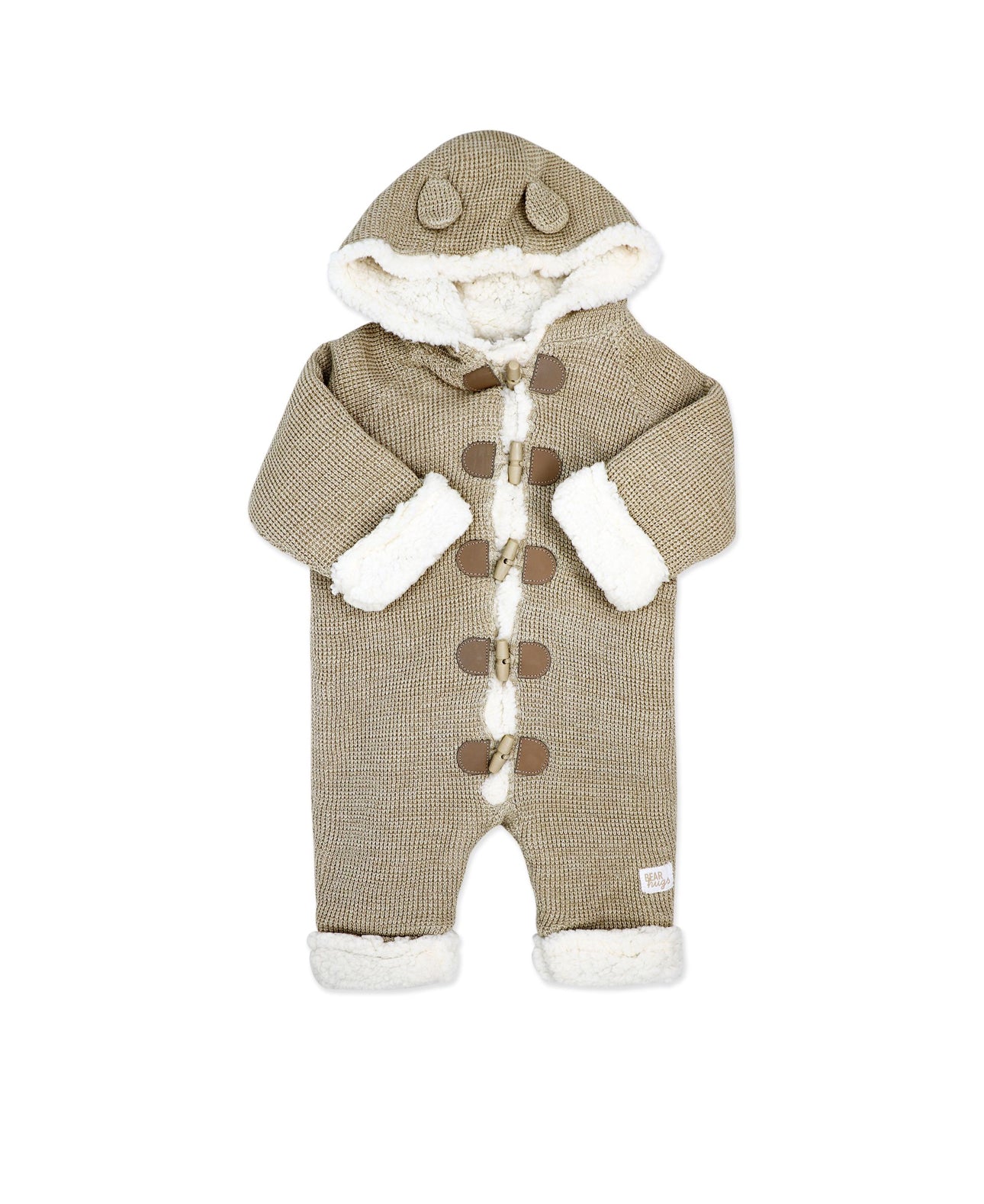 Knit Jumpsuit with Sherpa Lining