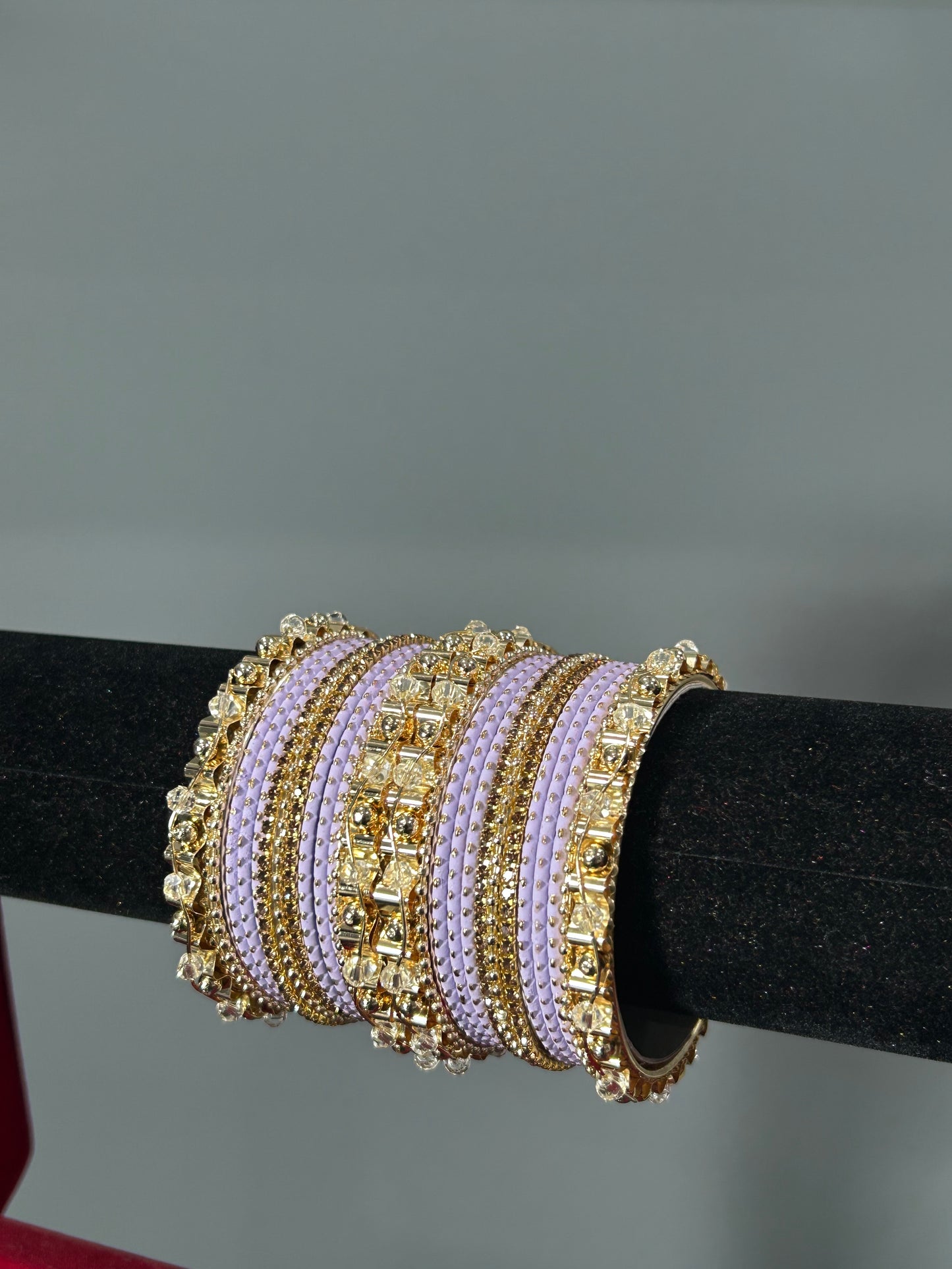Lavender Golden Grace Bangles