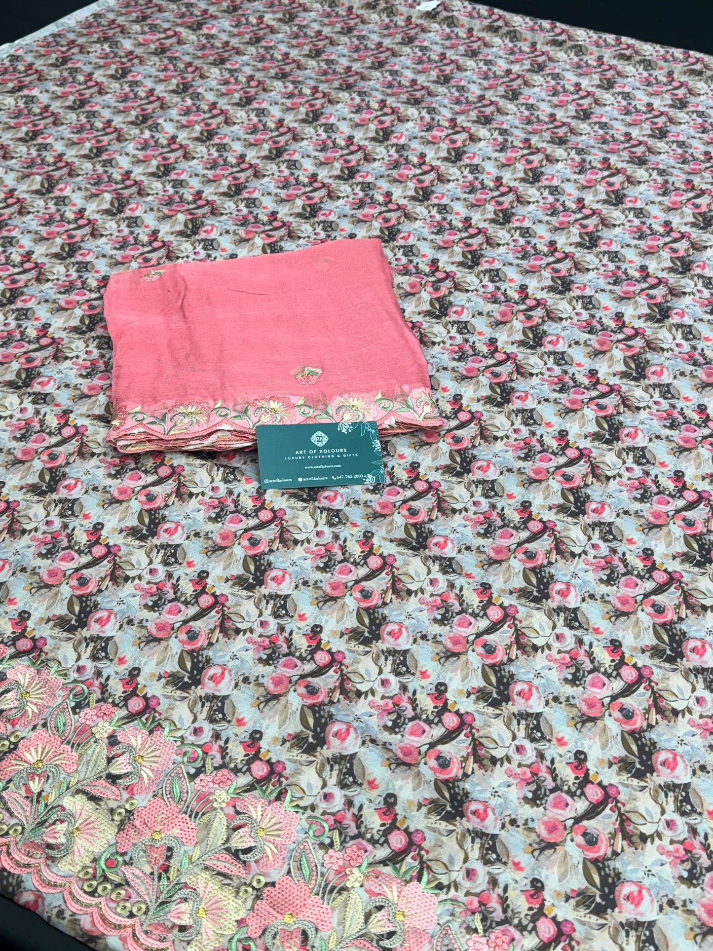 Amro Bibi Pink Unstitched Suit