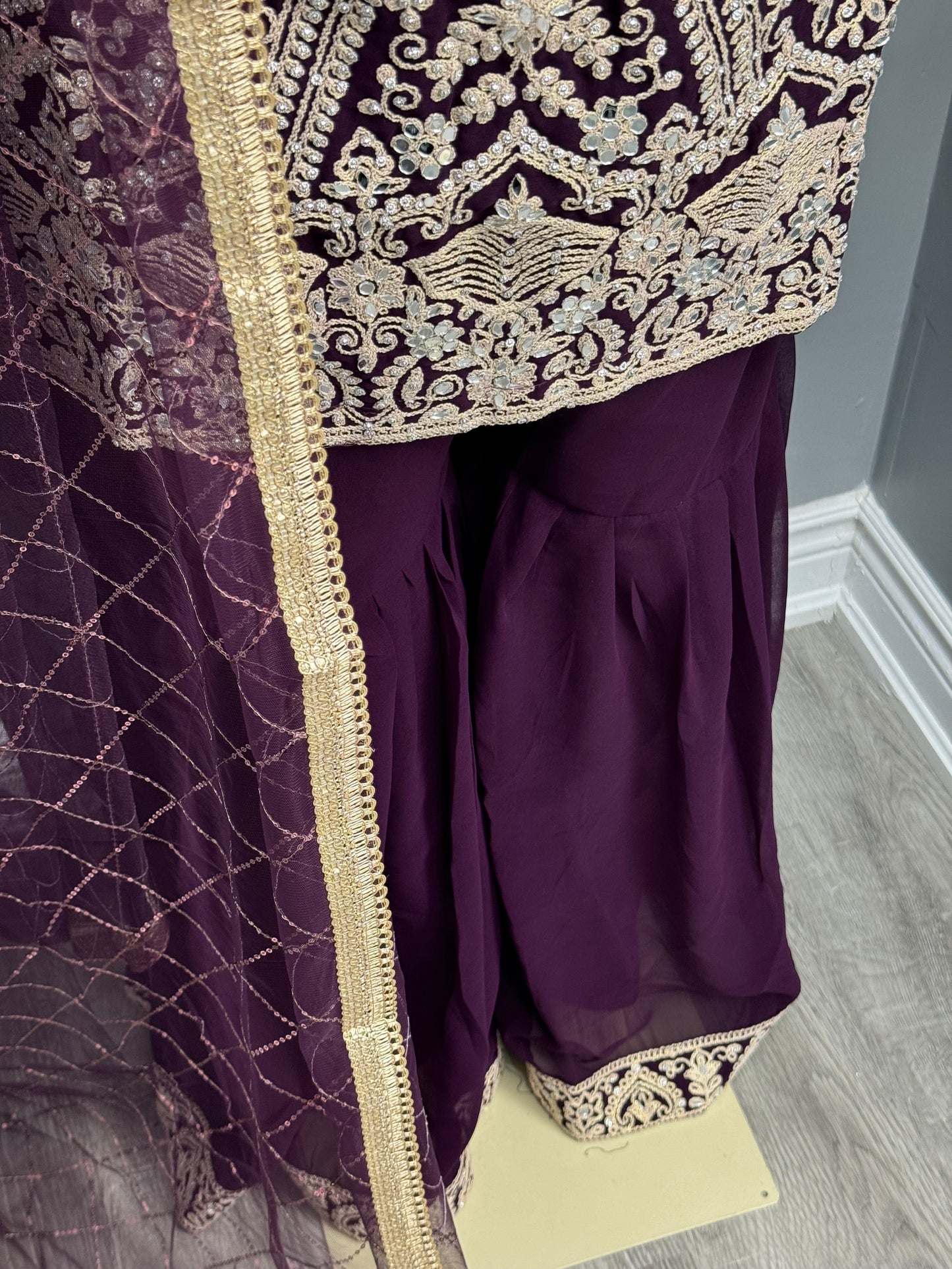 Wavy Shaan Readymade Gharara Suit