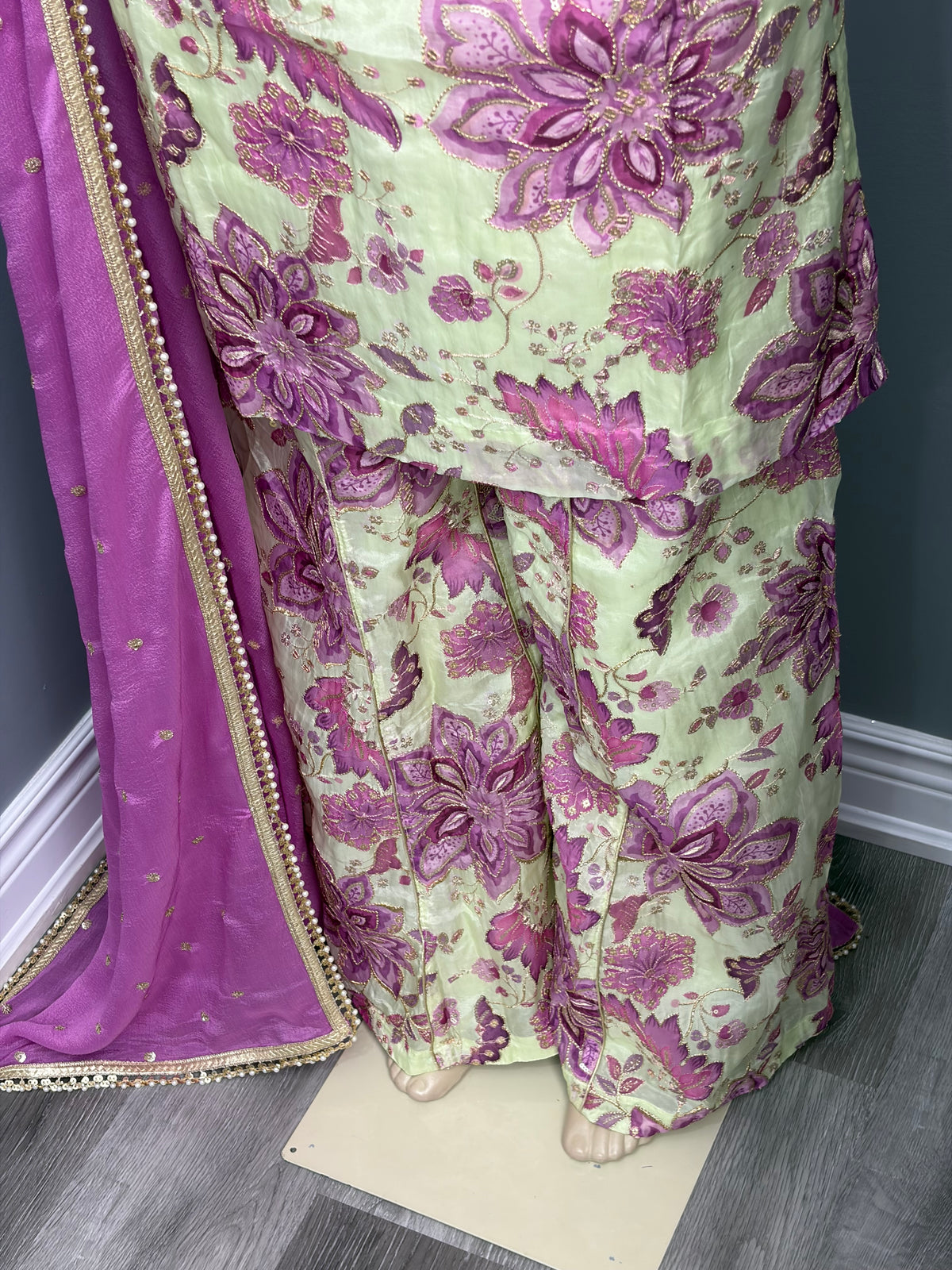 Pista Gulab Sharara Suit- AK5960-0926