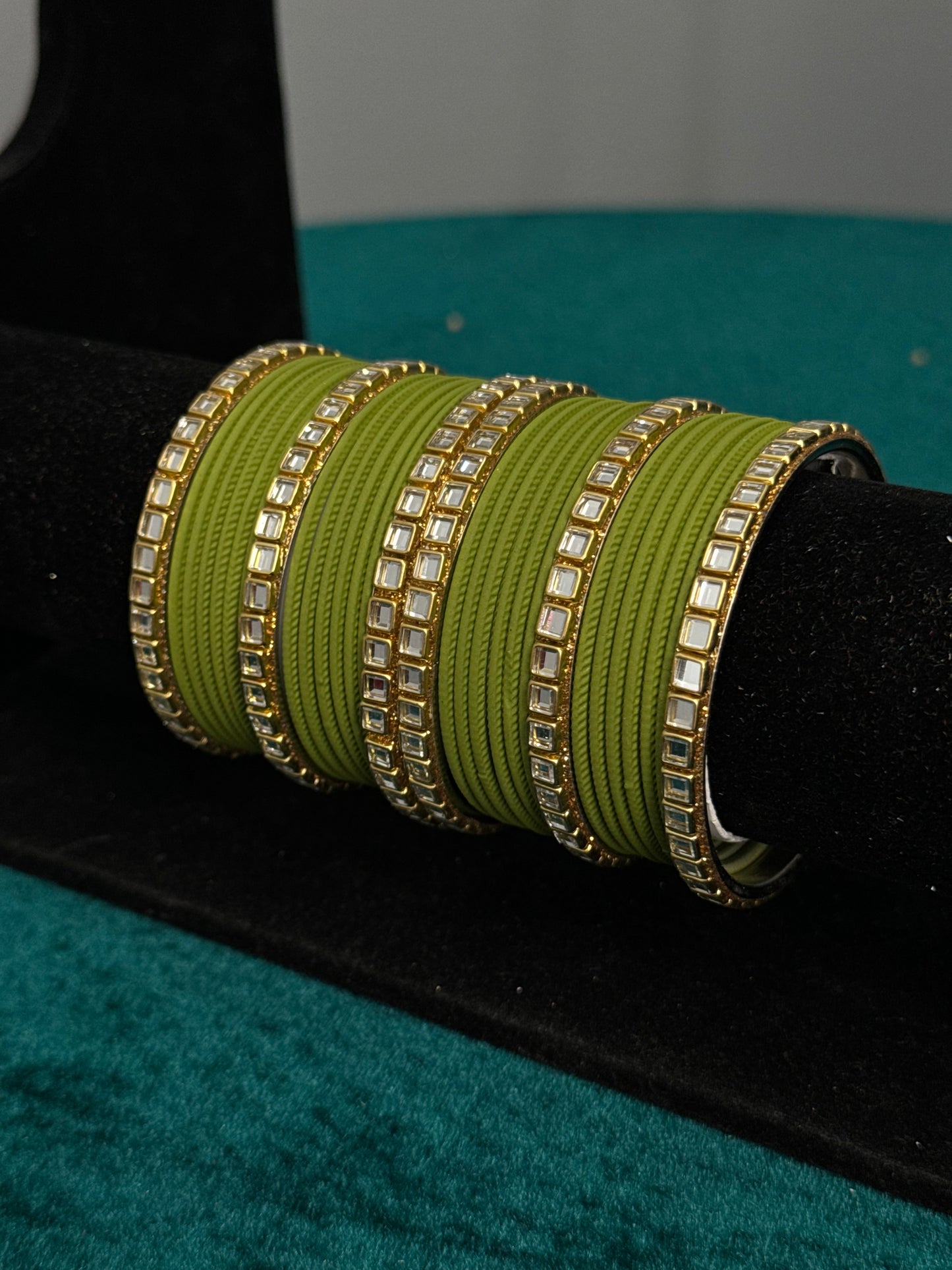Mendhi Mirror Work Bangles