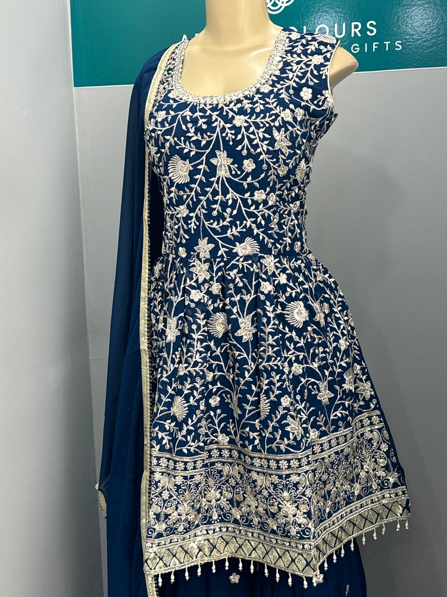 Readymade Frock Gharara Suit- AK4649-42