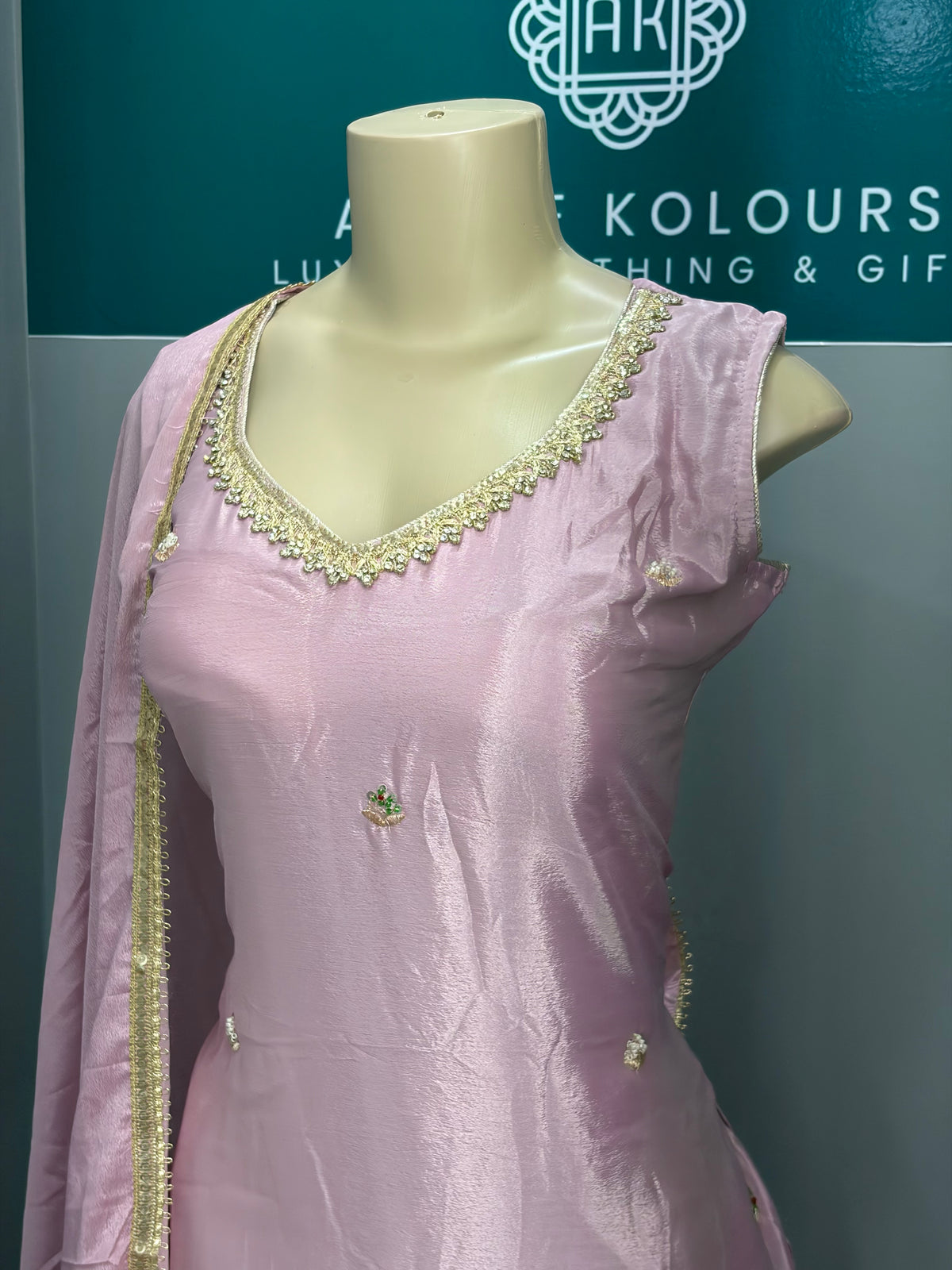 Lavender Readymade Sharara Suit AK6974-2626