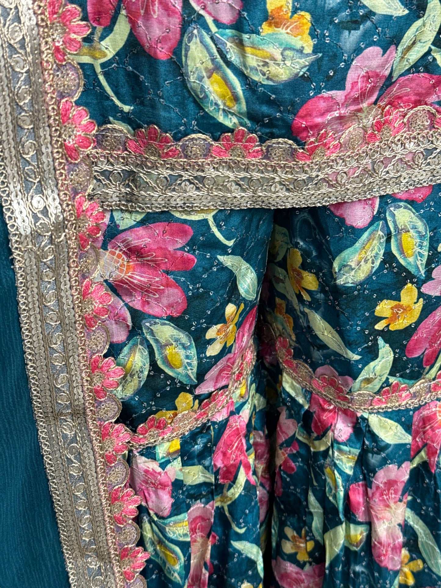 Blue Jasmine Gulzar Gharara Suit