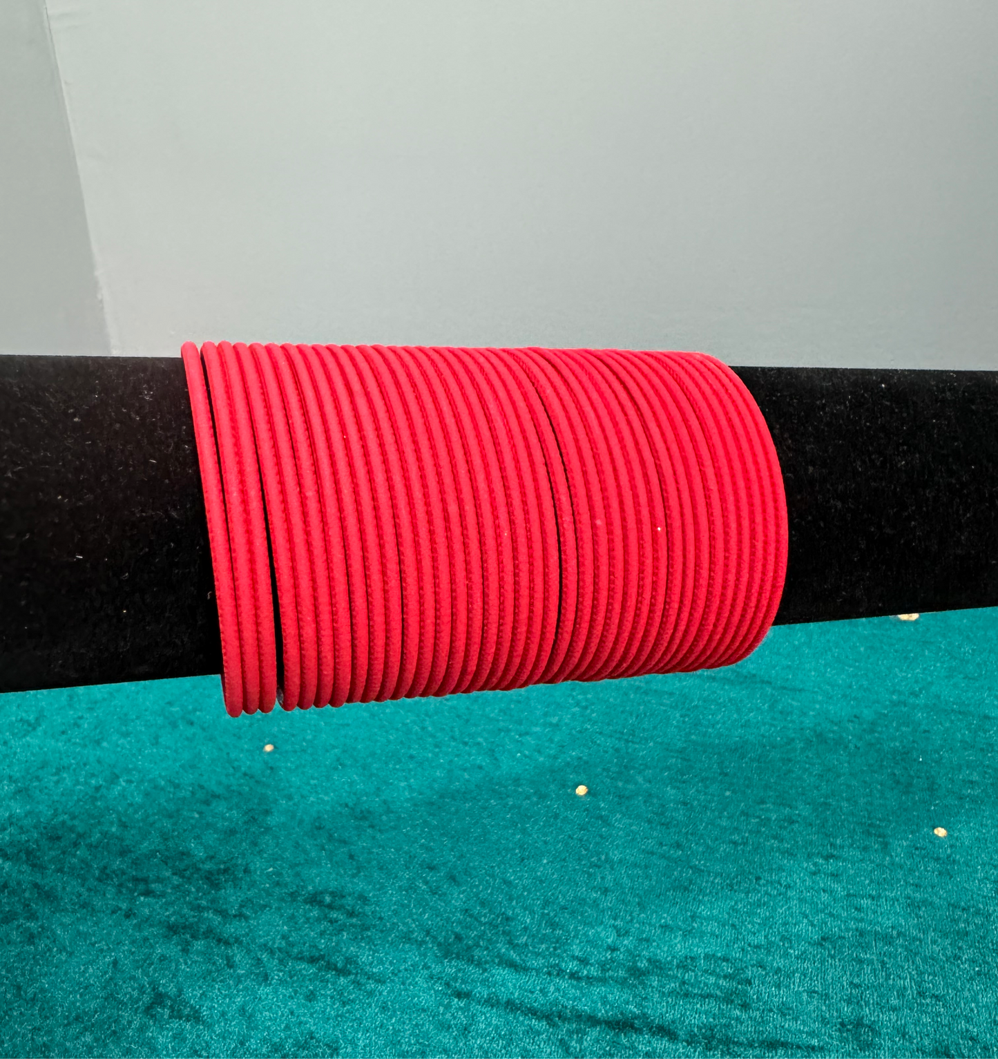 Red Plain Bangles
