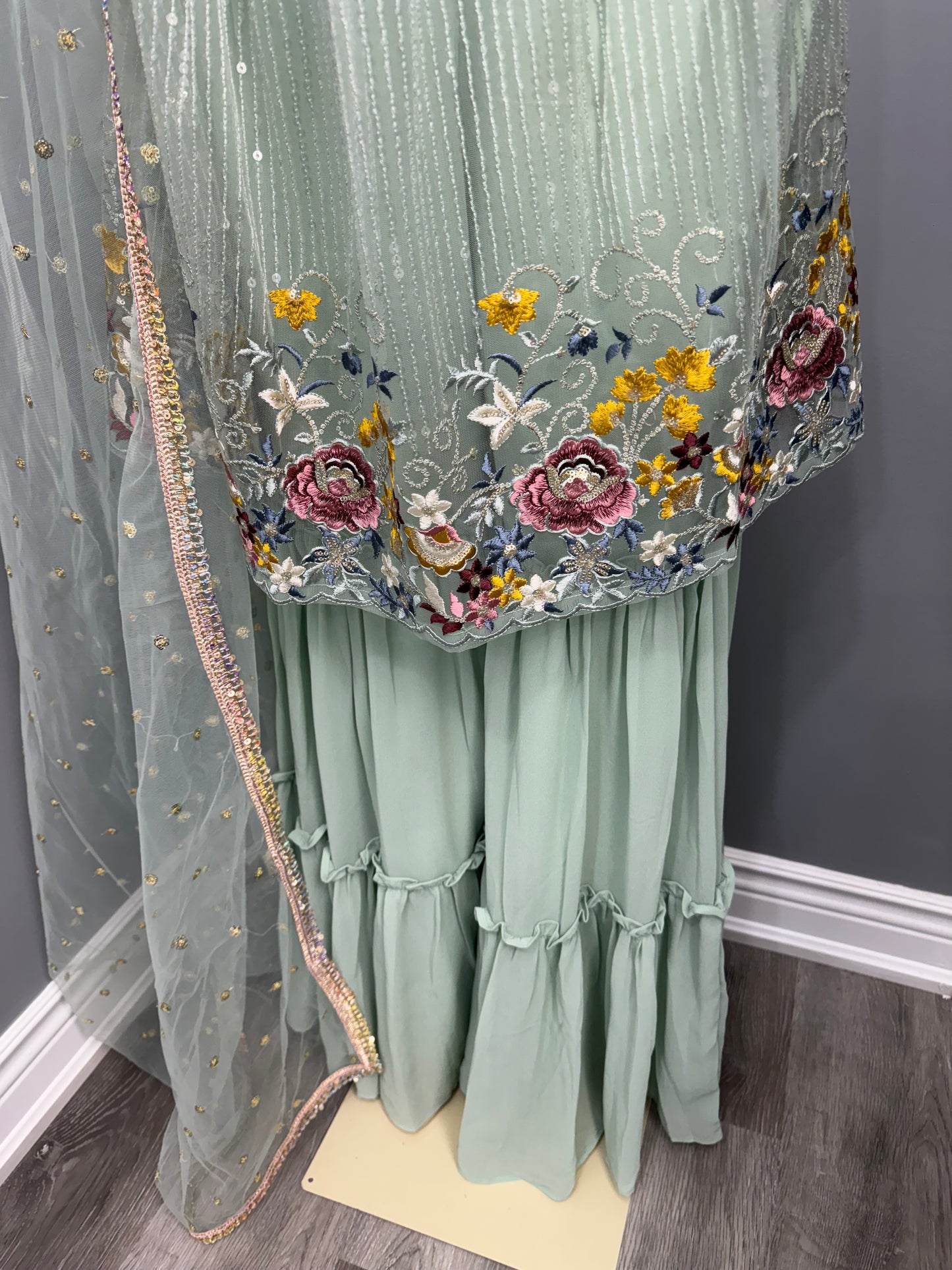 Jahanara Readymade Pemplum Gharara Suit