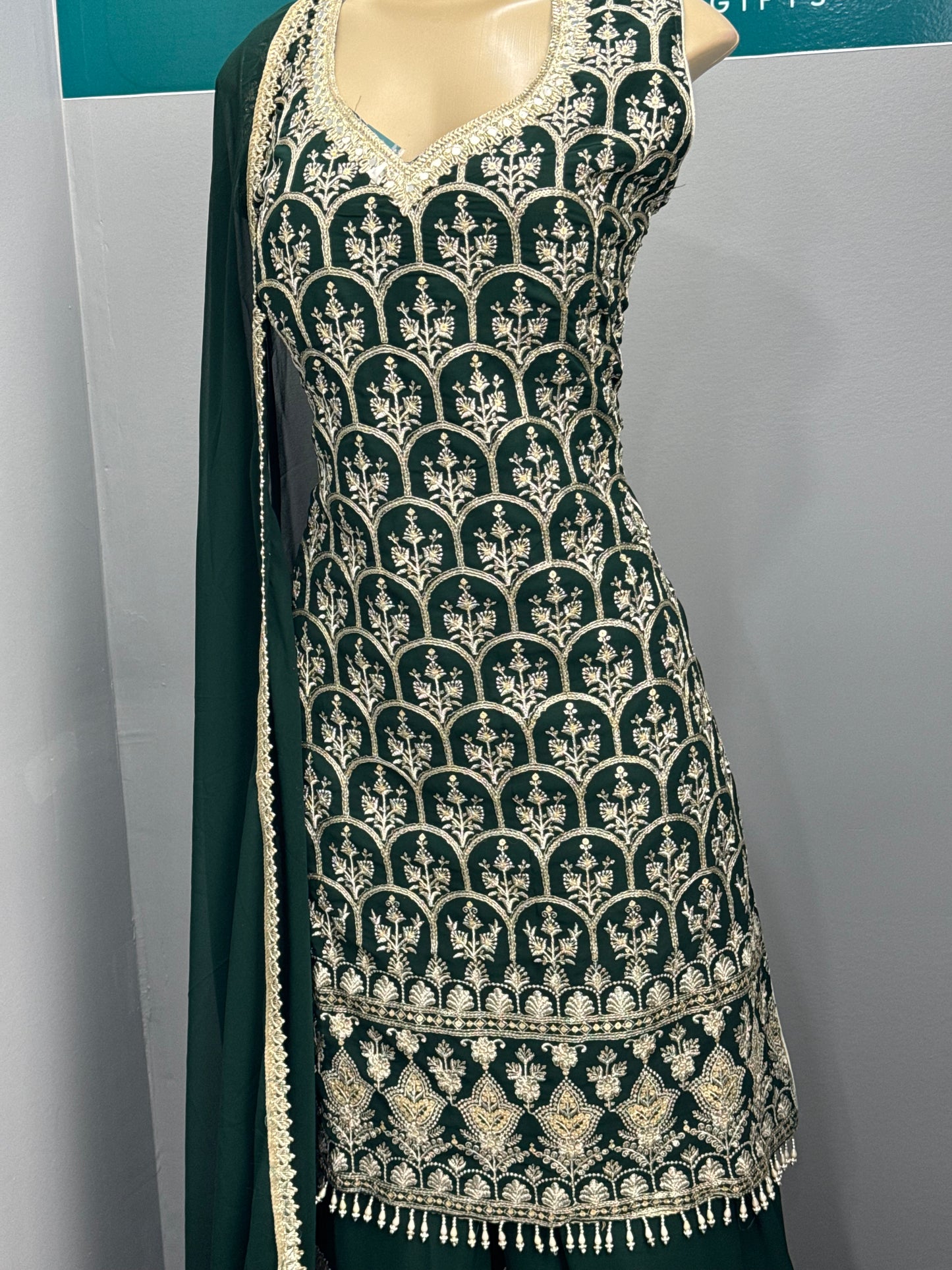 Readymade Gharara Suit- AK4649-43