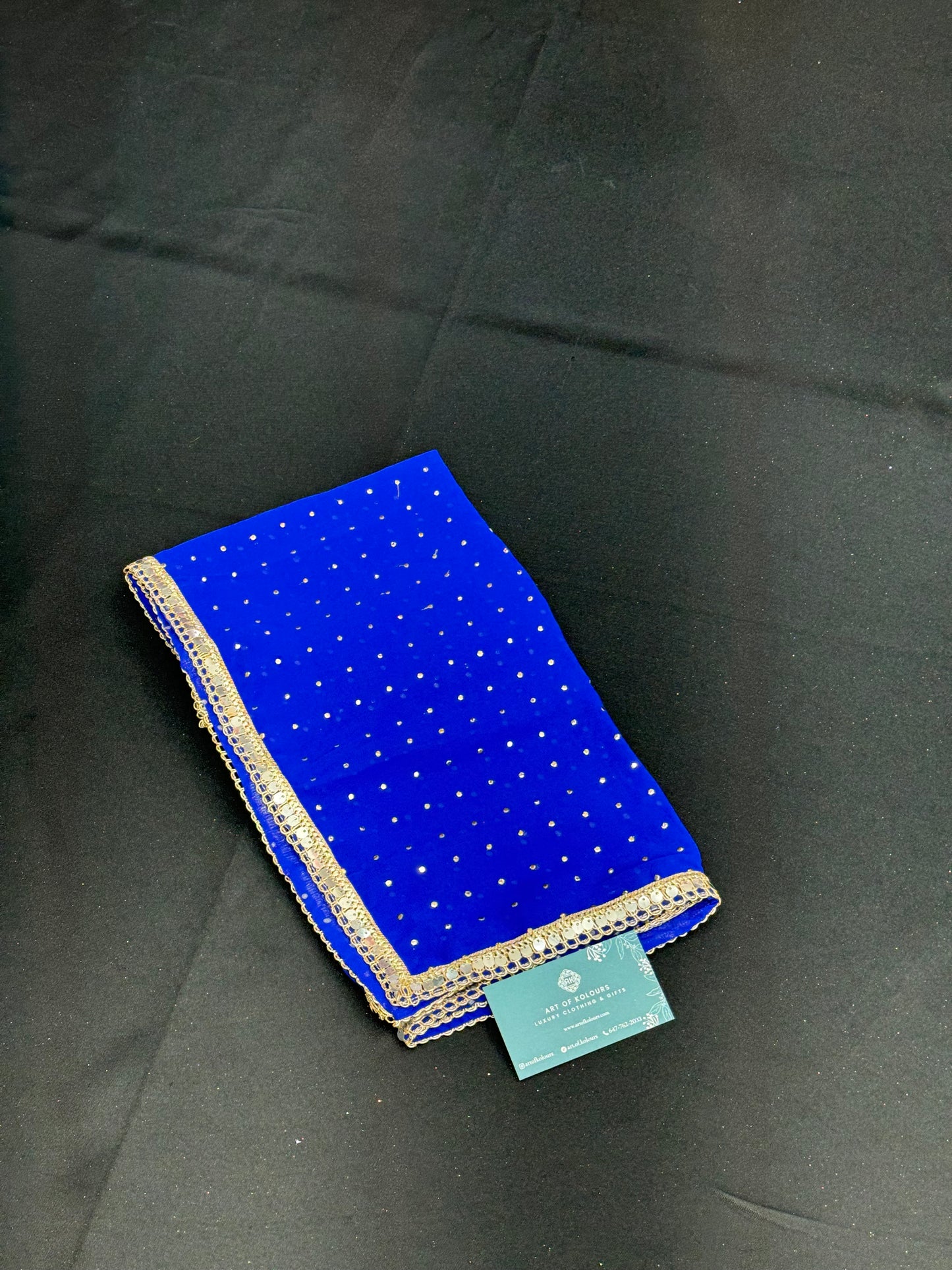 Pavi Kids Frock Salwar Suit- Royal Blue