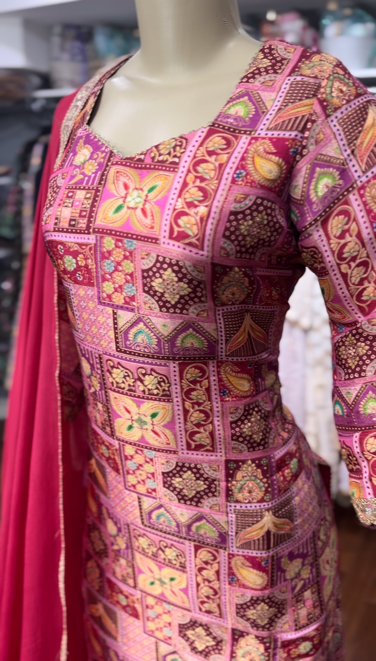 Rose Dola Silk Salwar Suit