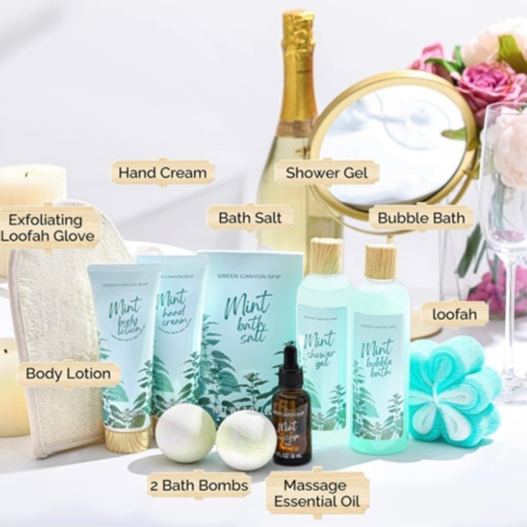 Green Canyon Spa Mint Gift Set