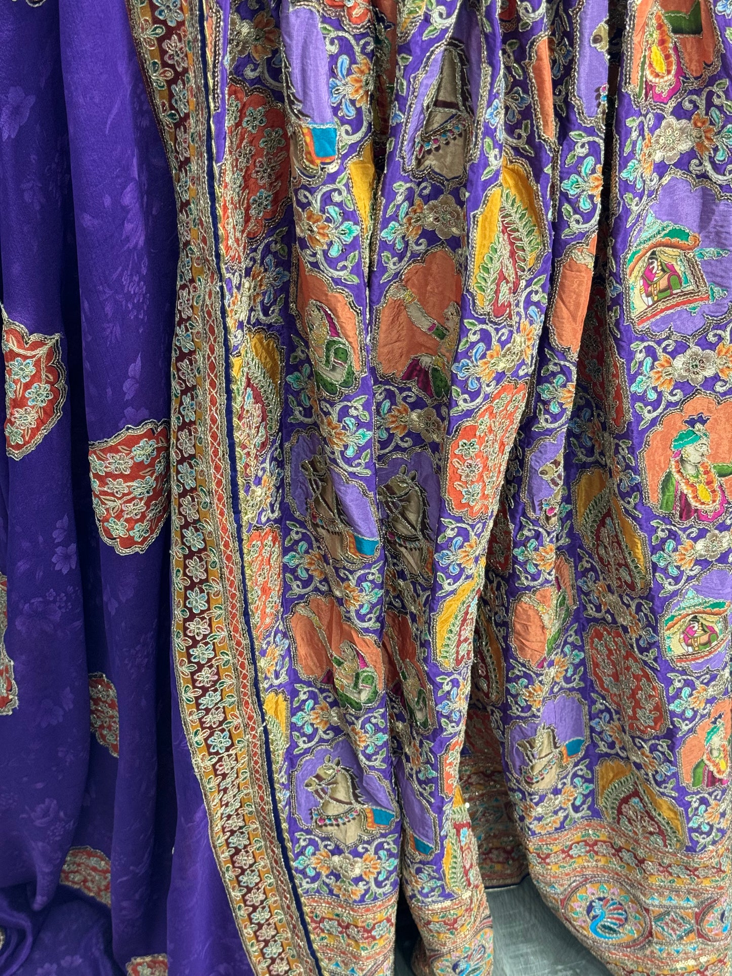 Thread and Position work Lehenga