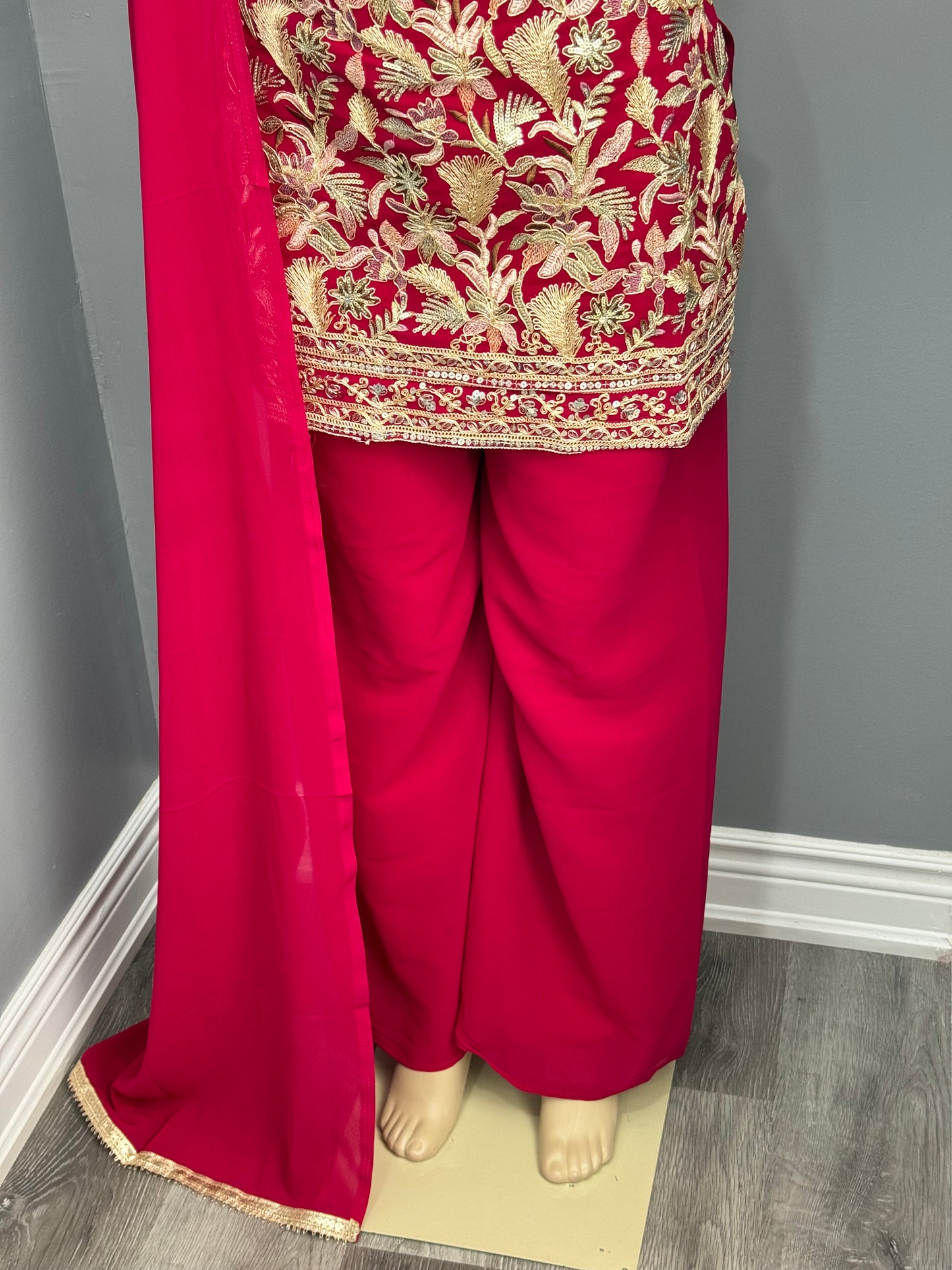 Readymade Sharara Suit- AK7073-14