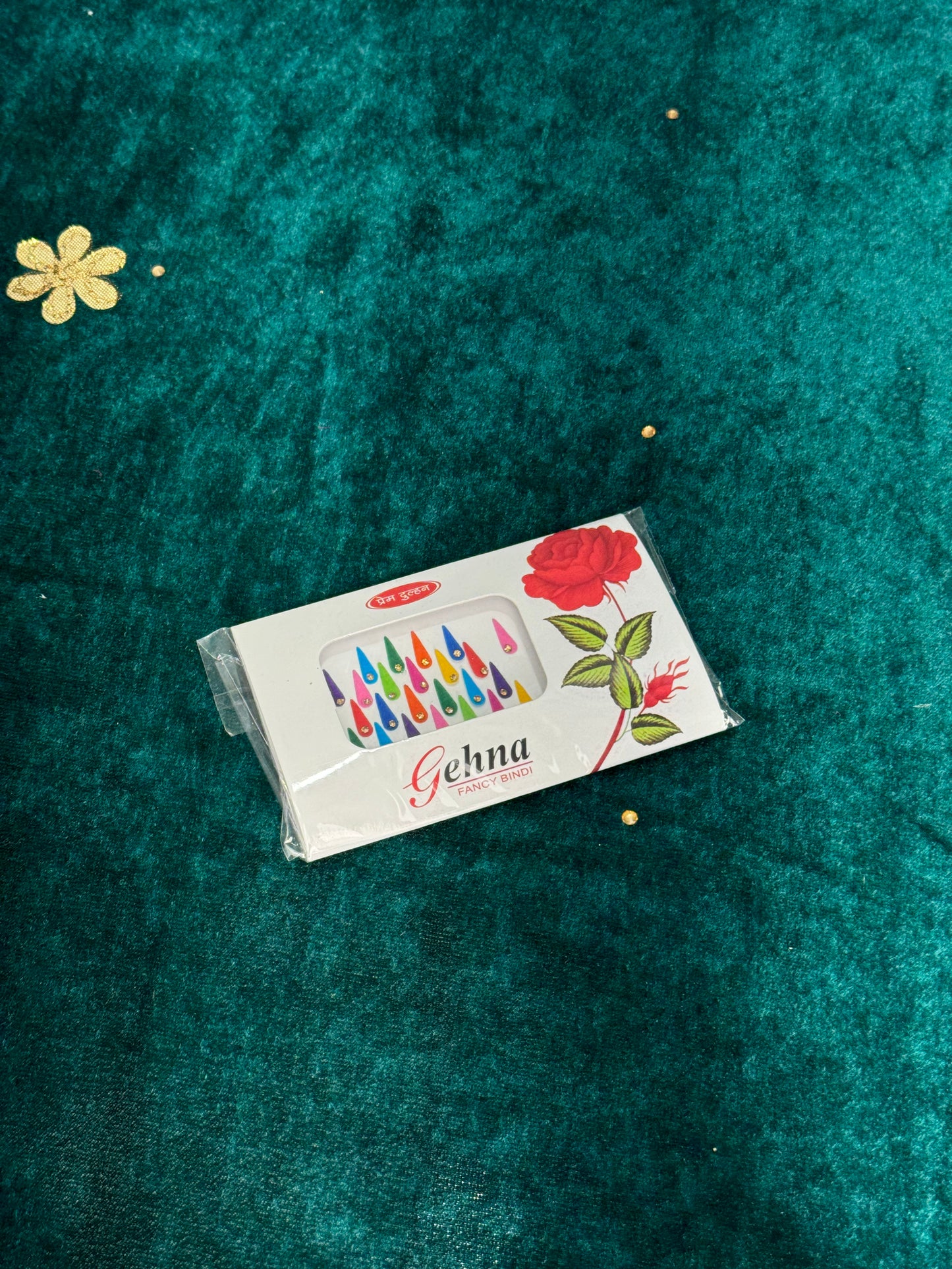 Ghena Multicolour Straight Bindis