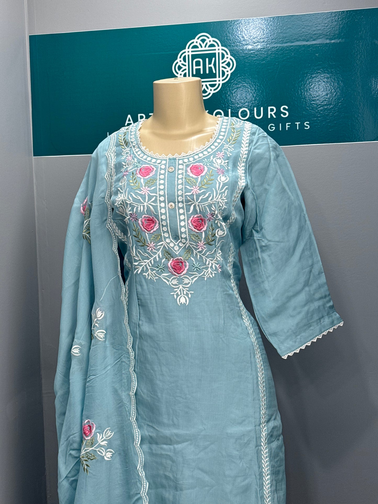 Phullaz Thaga Pent Suit- Blue