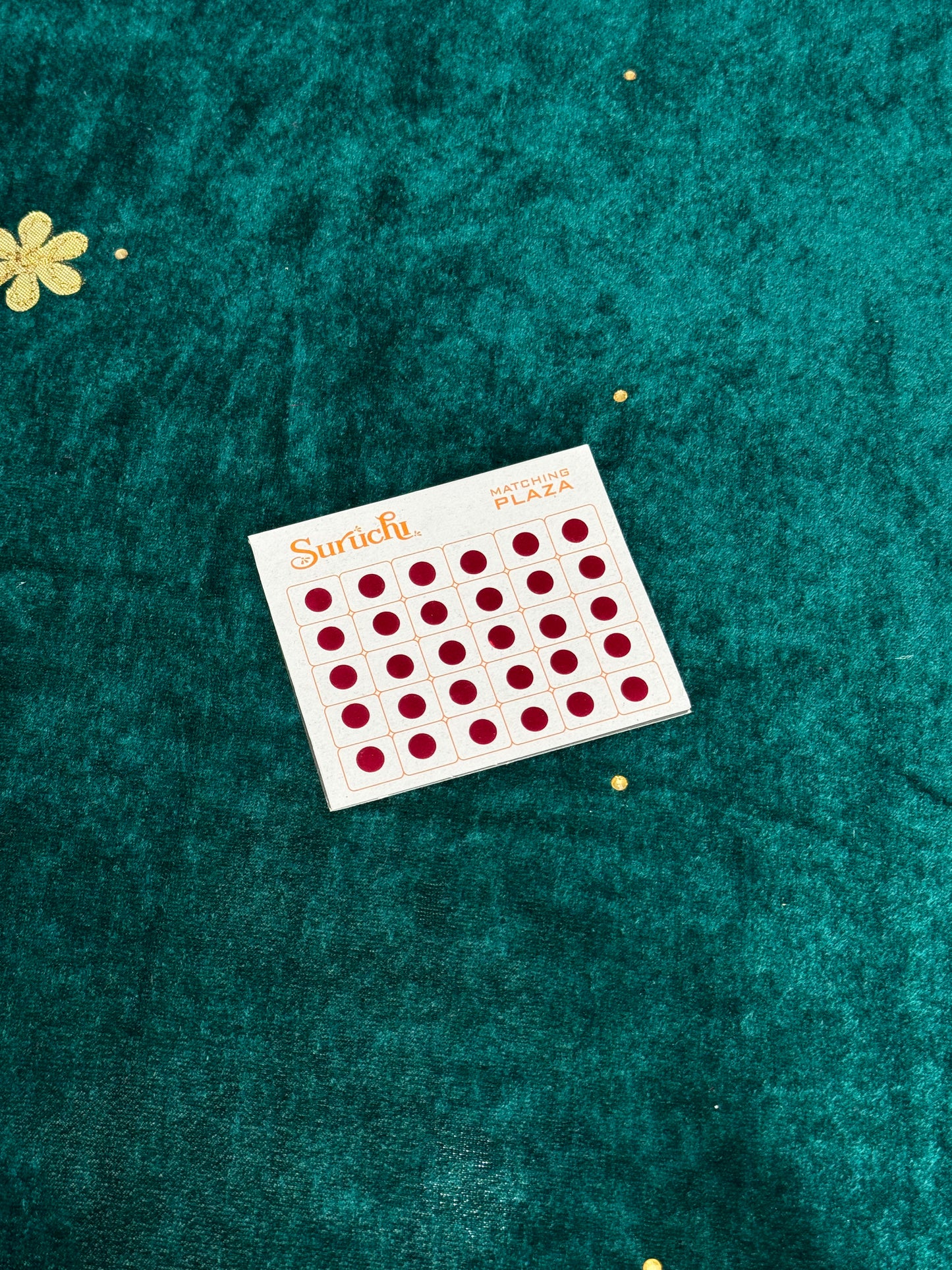 Surachi Maroon Round Bindis