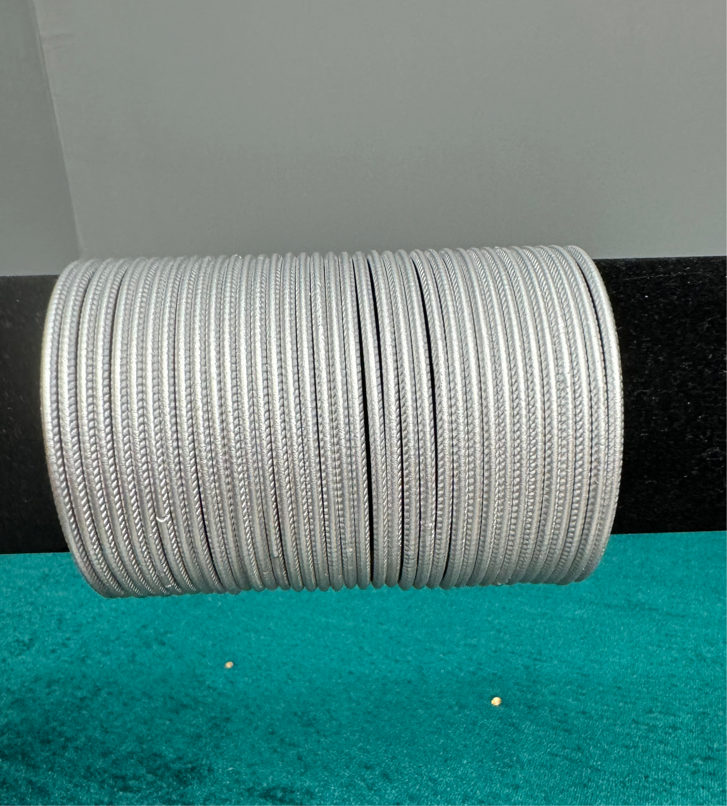 Silver Plain Bangles