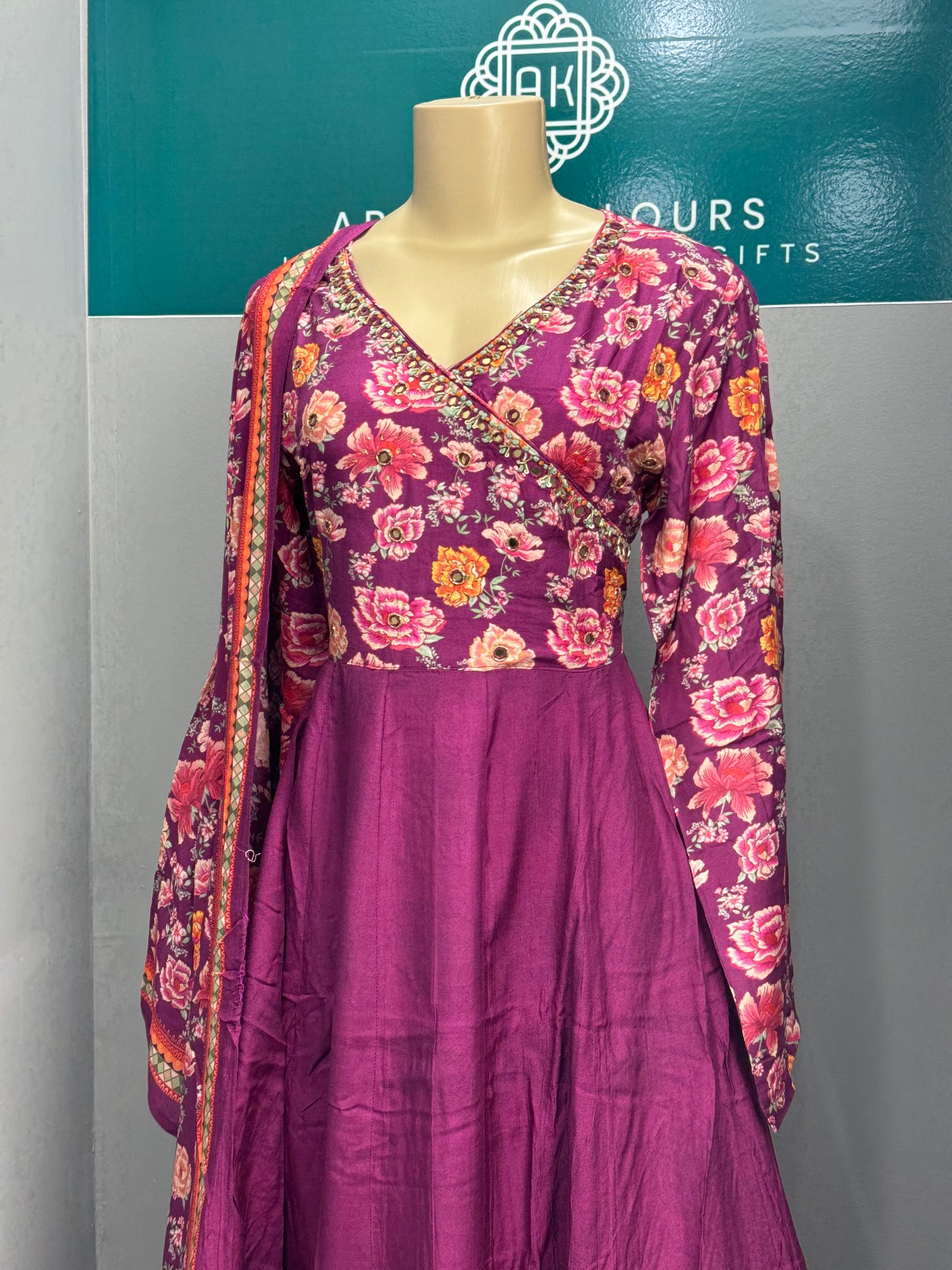 Maslin Anarkali- AK0606-Z12
