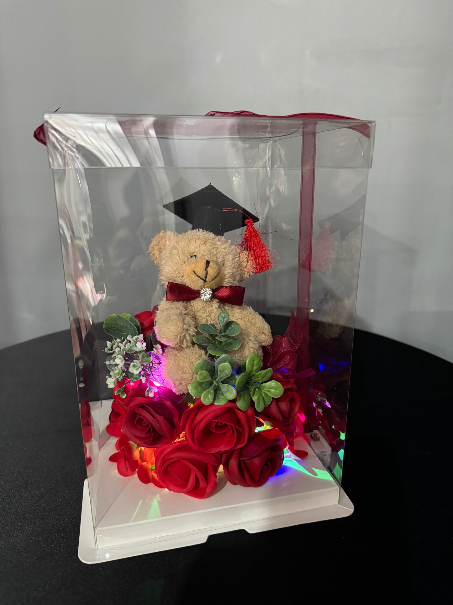 Flower Bed Grad Bear Gift